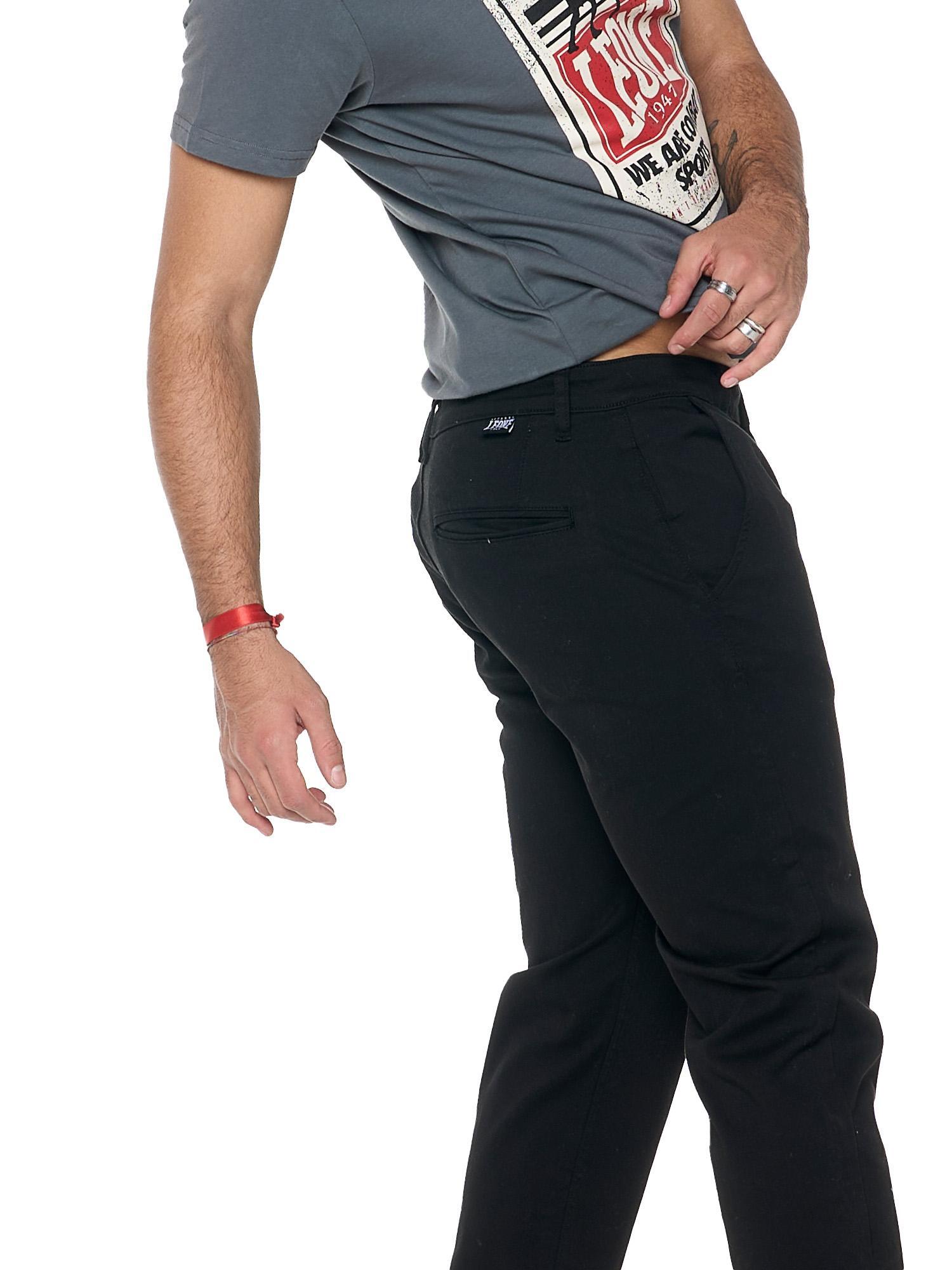 Calças chino de sarja de perna reta Leone 1947 Vintage Dept. para homem 5/5