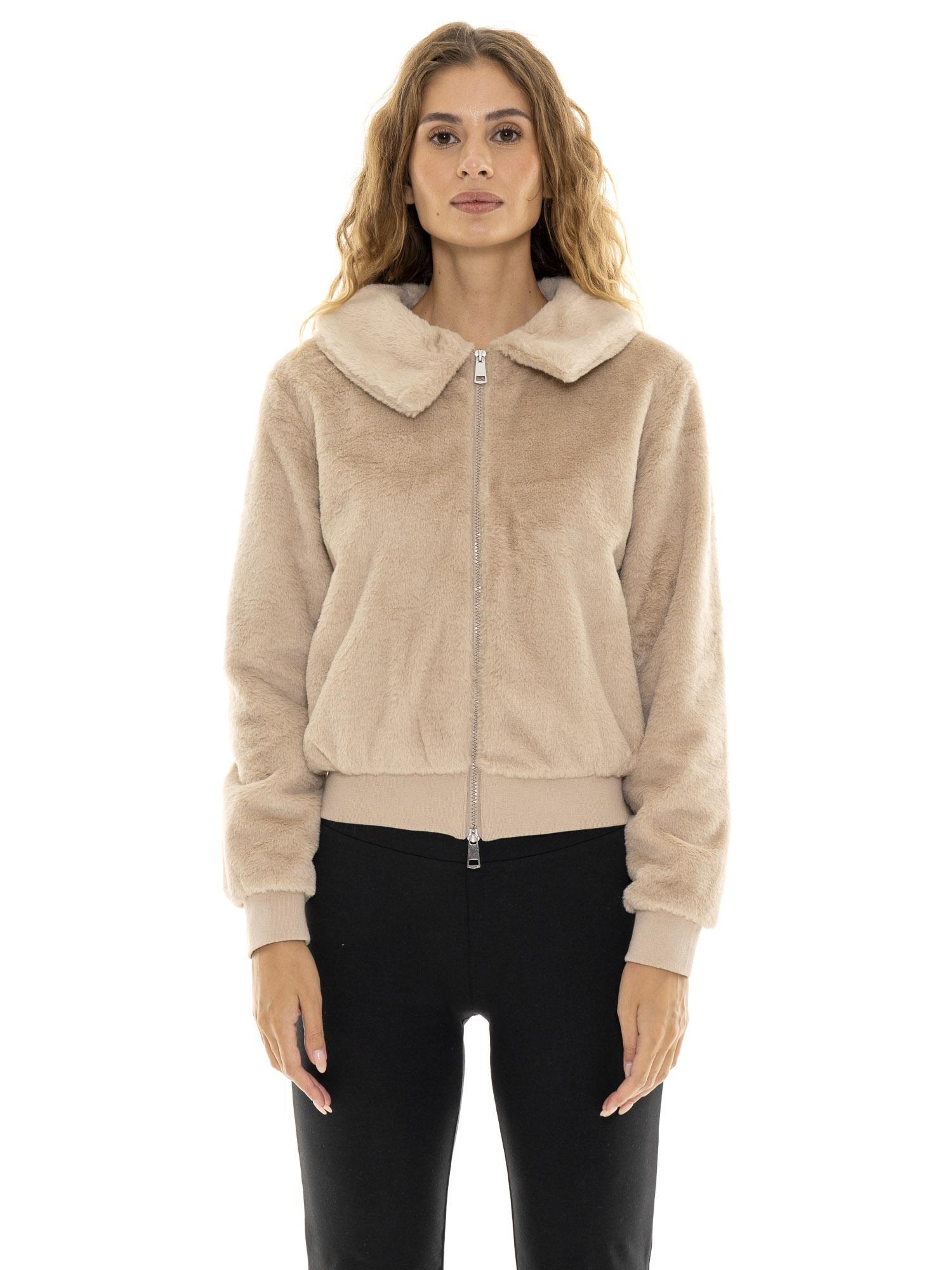 Never Without Chaqueta Sherpa suave de invierno para mujer 6/7