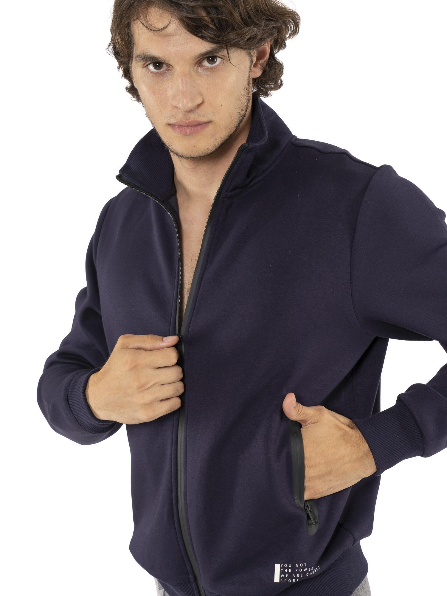 Bluza męska Leone 1947 Apparel Tech ze stójką i zamkiem z neoprenu na zimę 5/5