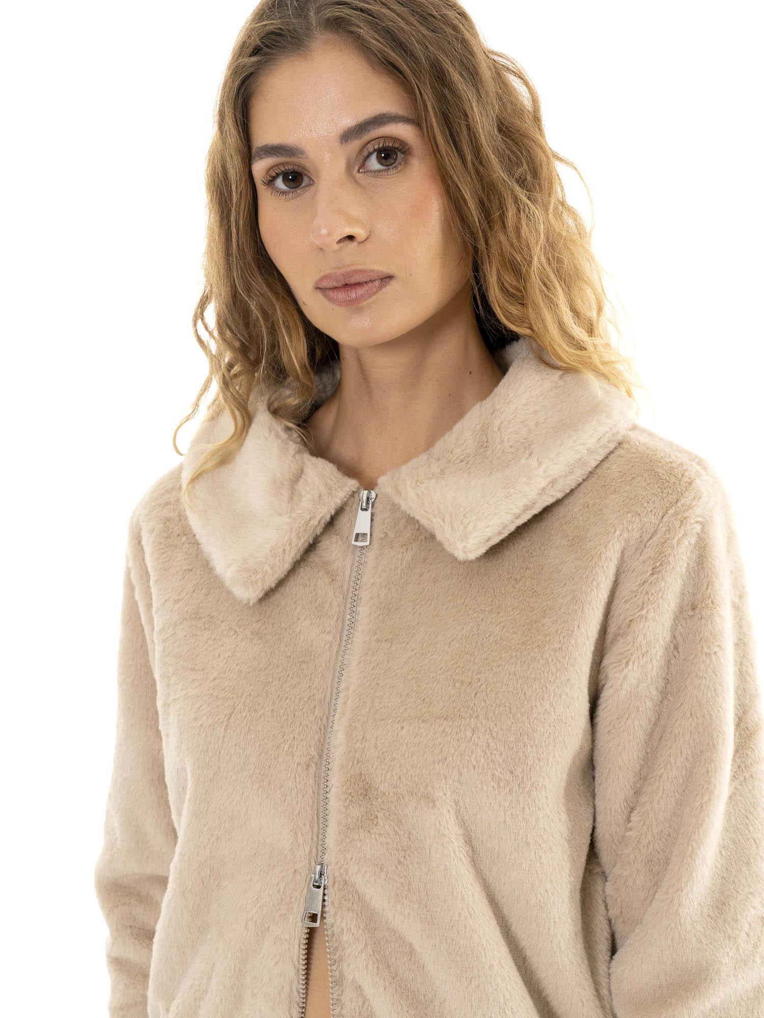 Veste d'hiver douce en sherpa « Jamais sans » pour femmes 3/7