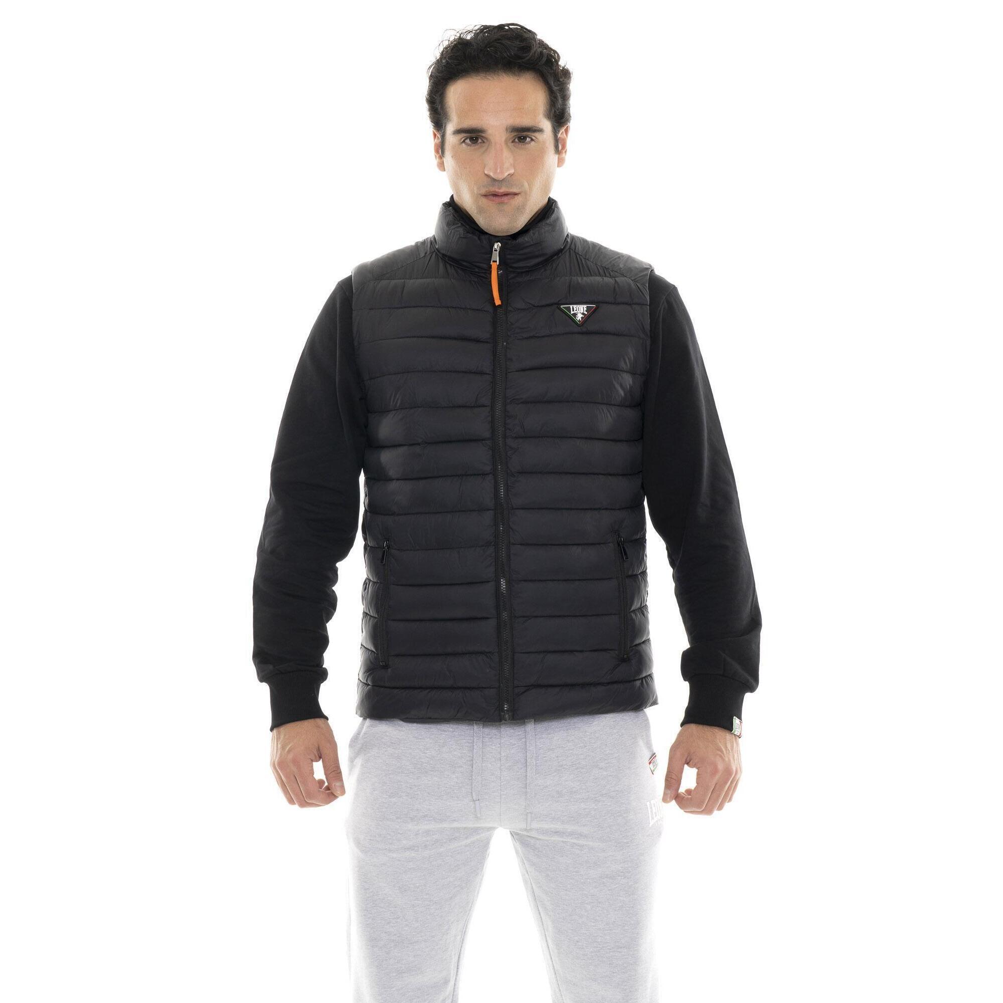 Leone 1947 Apparel - Doudoune Homme Hiver Zippée Sans Manches "basic" - Blouson - Noir - Decathlon