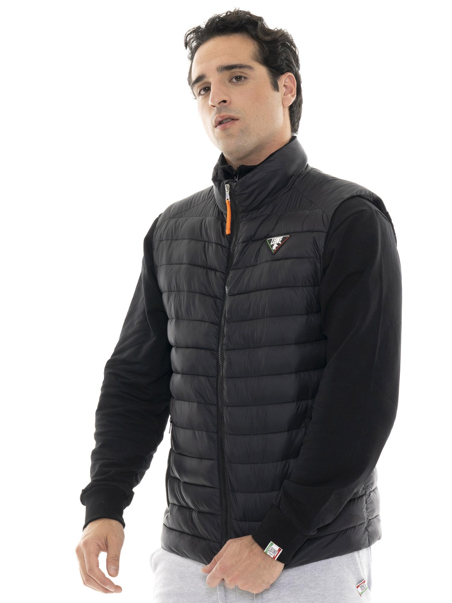Plumífero de hombre "Basic" de invierno con cremallera y sin mangas 5/8