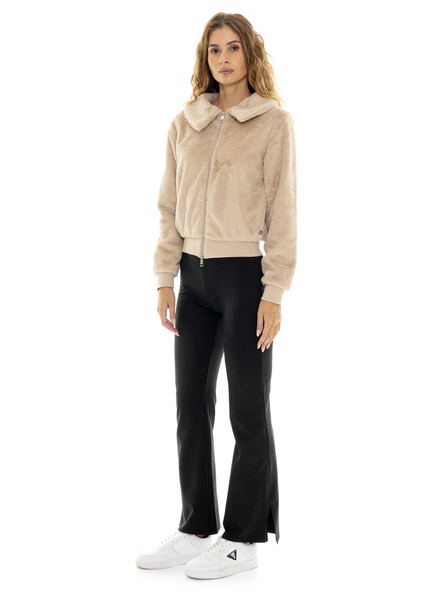 Leone 1947 Nigdy bez Weiche Sherpa-Jacke für Damen