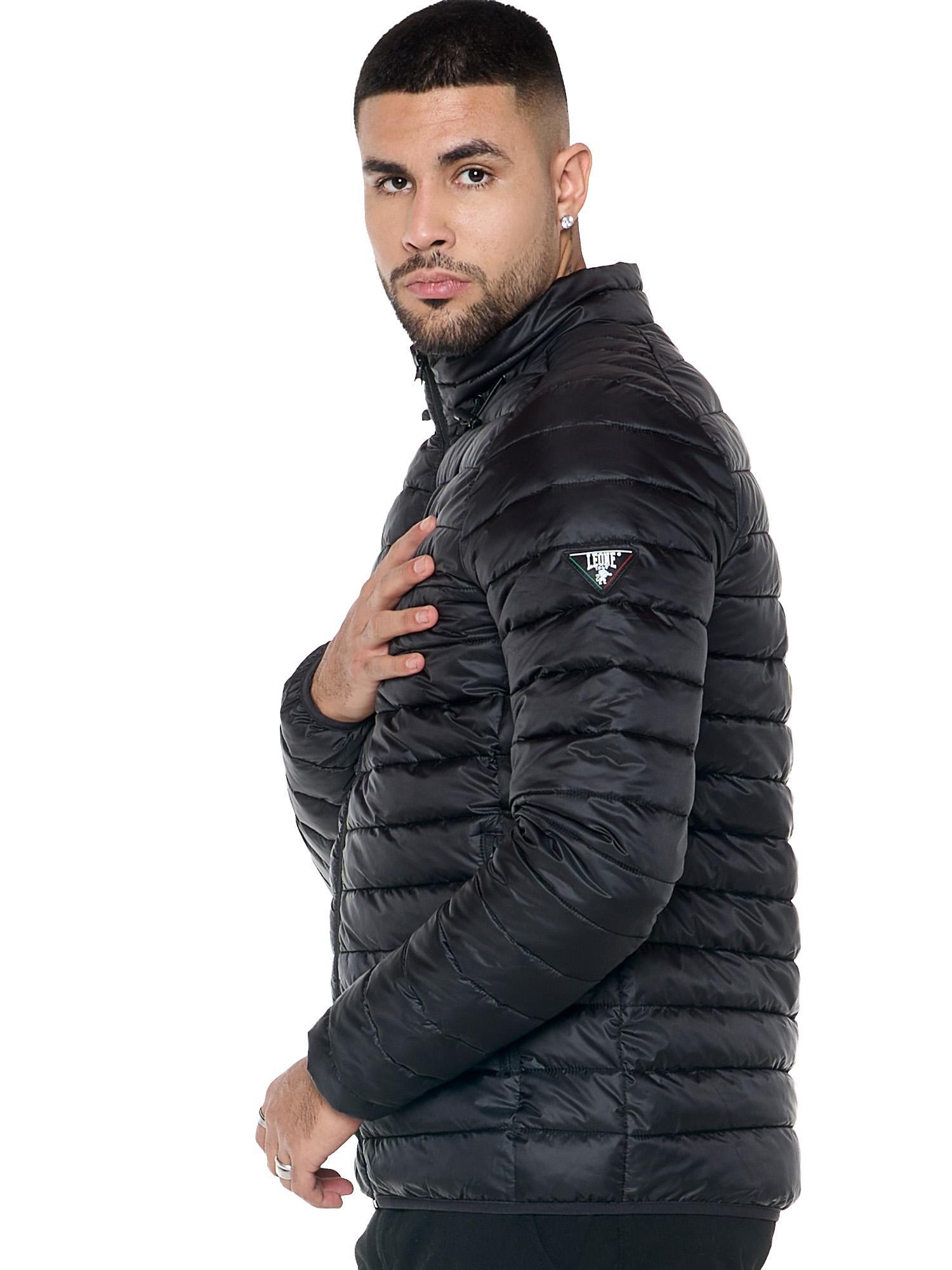 Plumífero de invierno para hombre "Basic" con cremallera y cuello alto 5/8