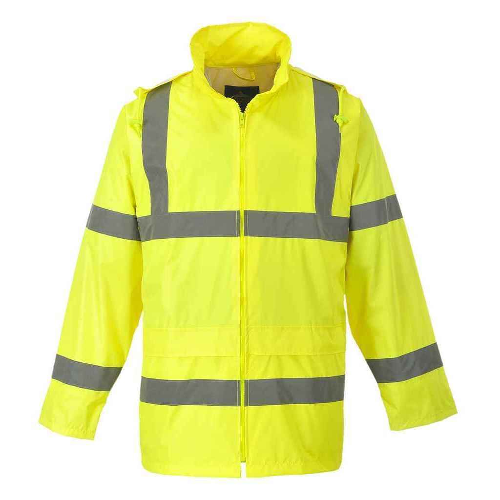 PORTWEST Unisex Adult HiVis Waterproof Jacket (Yellow)