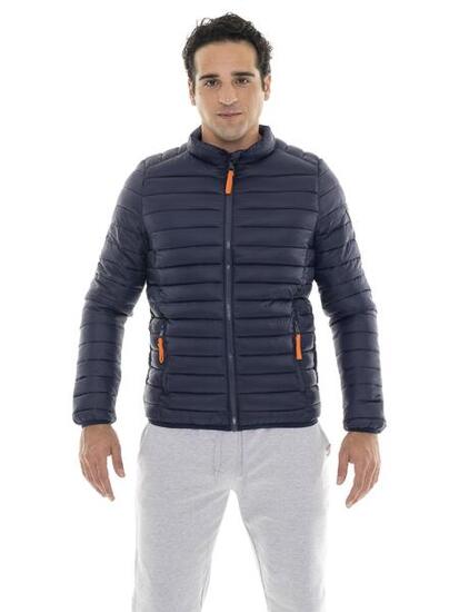 Doudoune d'hiver homme "Basic" avec zip et col montant