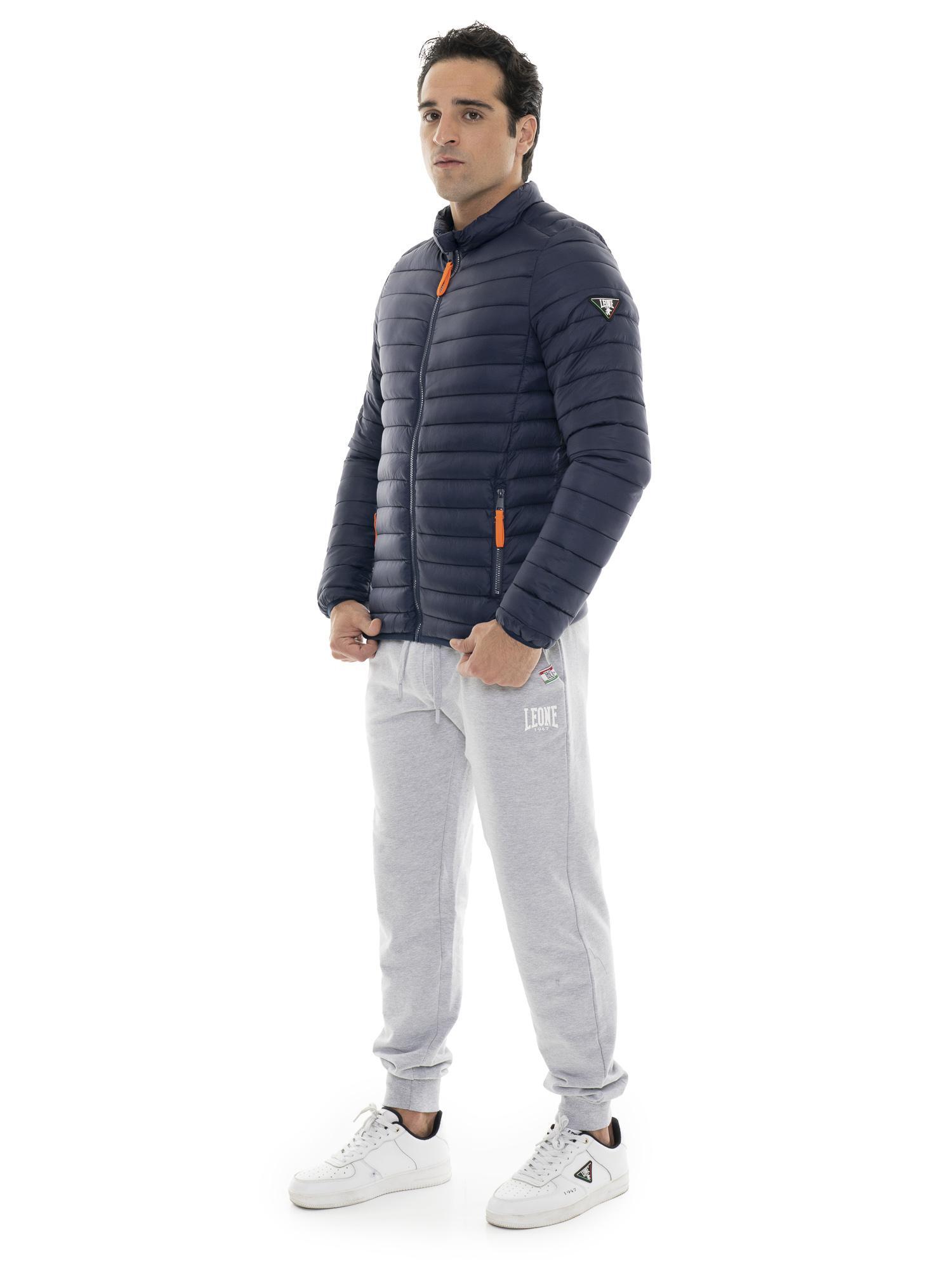 Plumífero de invierno para hombre "Basic" con cremallera y cuello alto 7/8