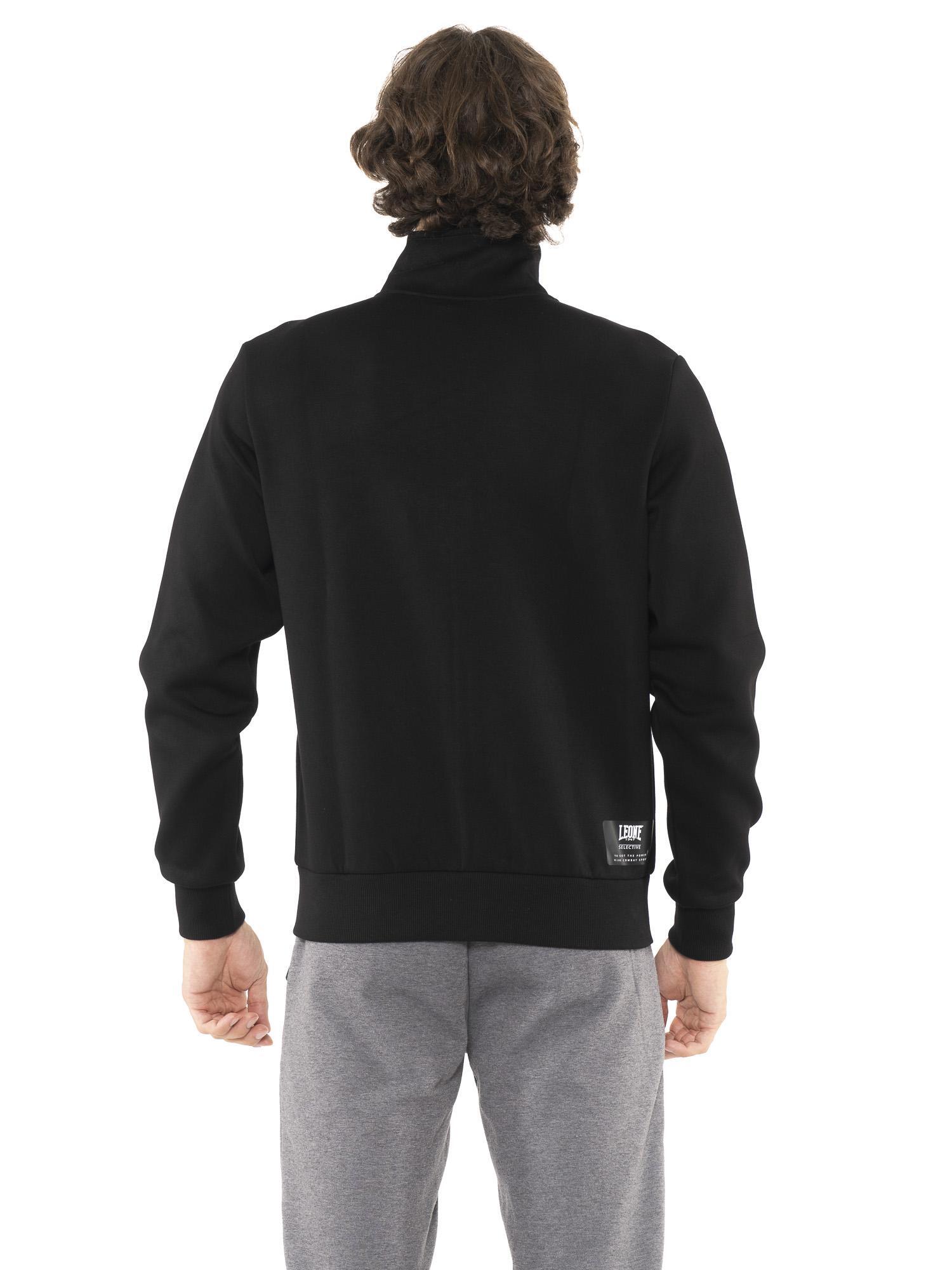 Felpa invernale uomo in neoprene, collo alto e zip, Leone 1947 Tech 4/5