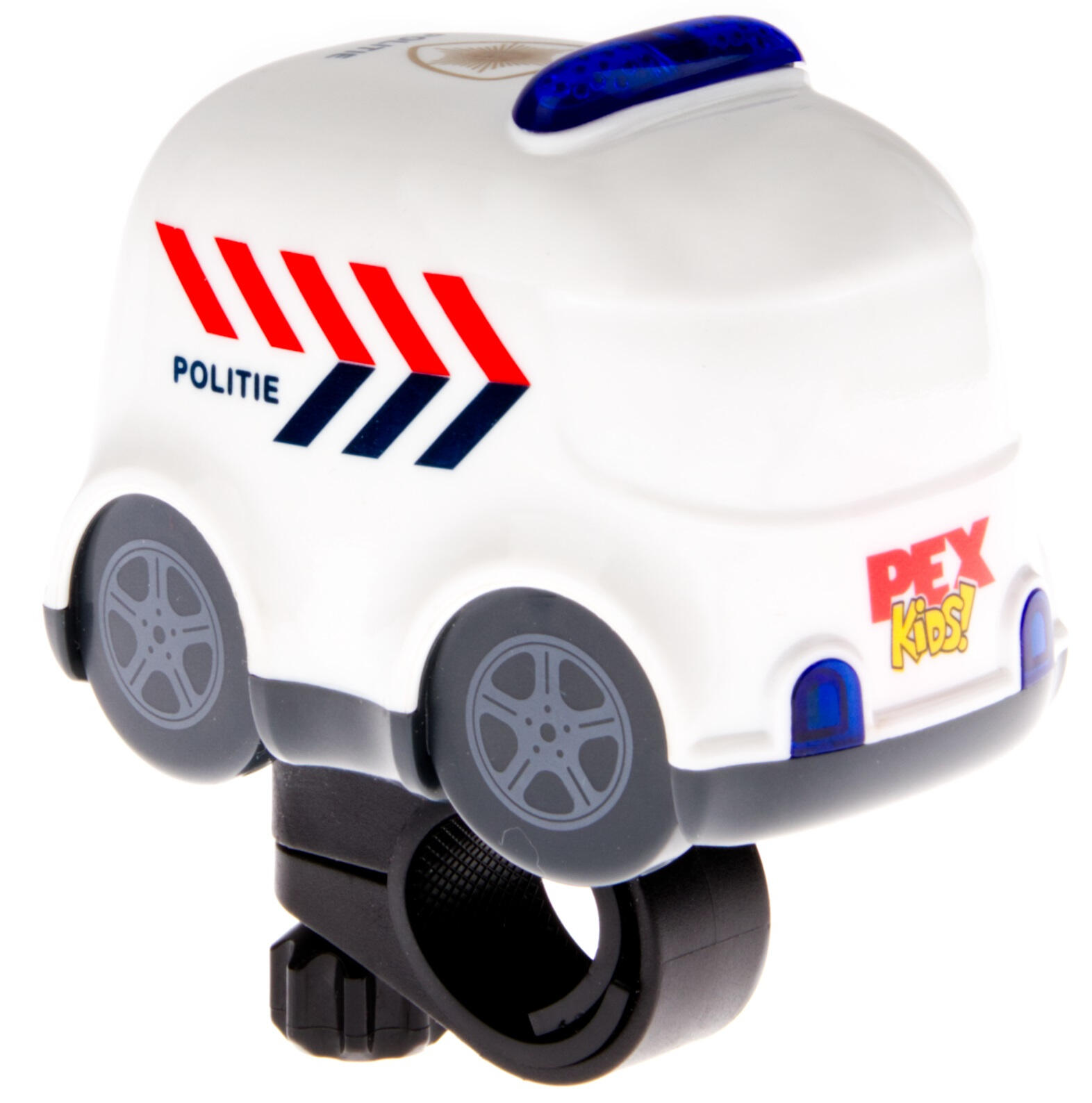 PexKids Clacson Finn auto della polizia con sirena e LED. 2/6