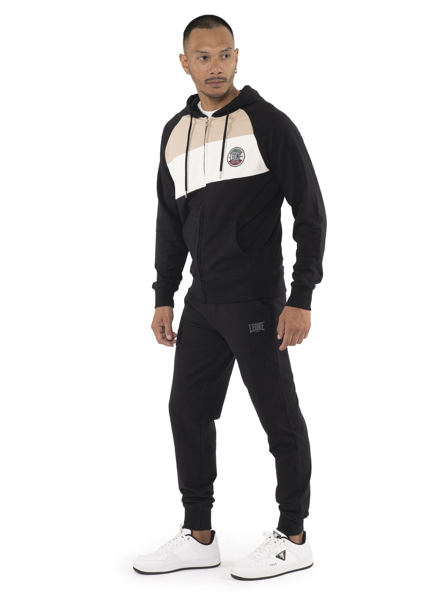 Bluza z bawełna z kaptur na co dzień na siłownię