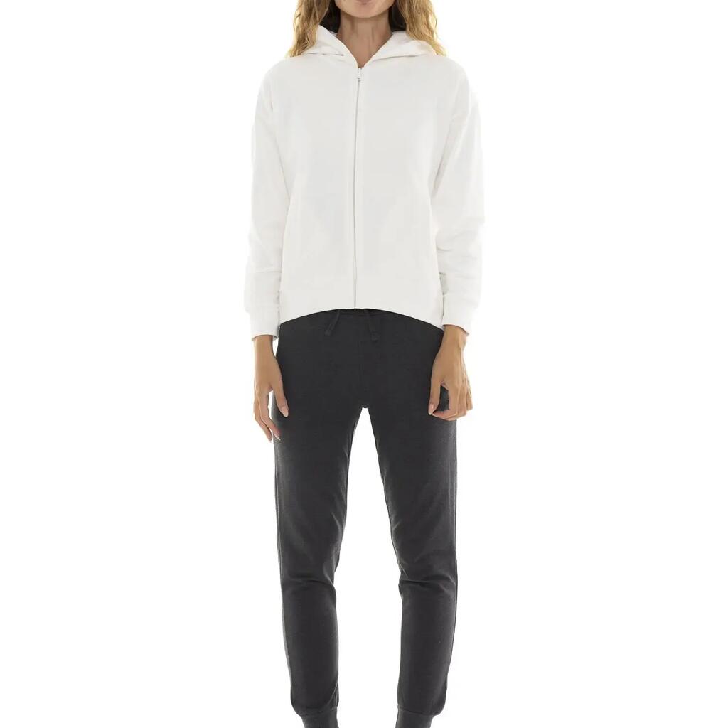 Women's "Pearl" Winter Zip-Up Hooded Jumpsuit