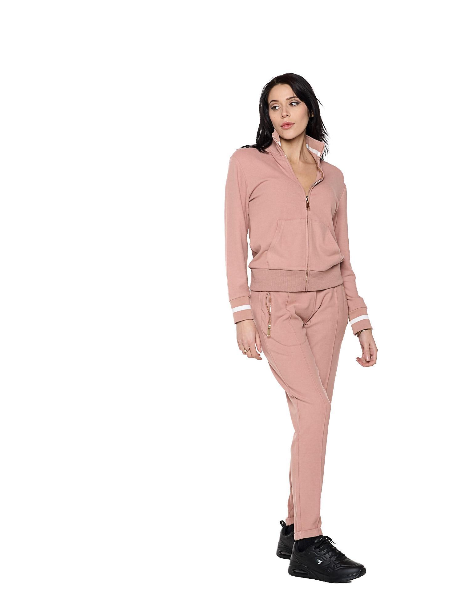Chándal de invierno de mujer "Relaxed" con cuello y cremallera 3/8