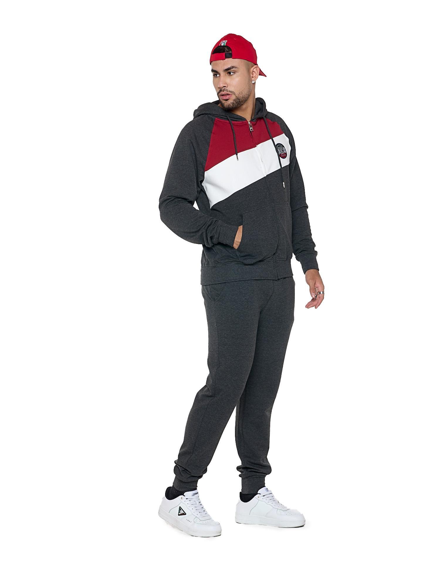 Survêtement homme hiver à capuche "Varsity" 3/6