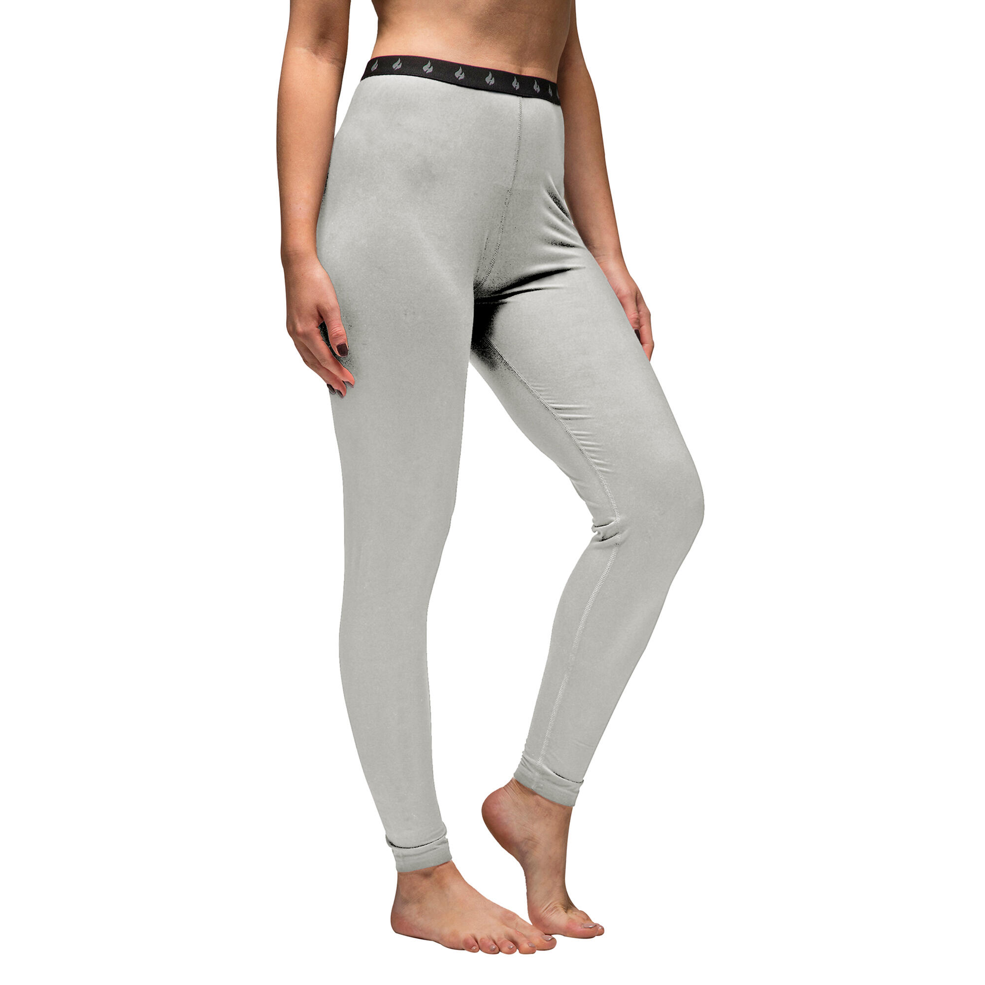 Women's Fleece-Lined Thermal Long Johns | Ultra Lite Thermal Bottoms Base Layer 3/5