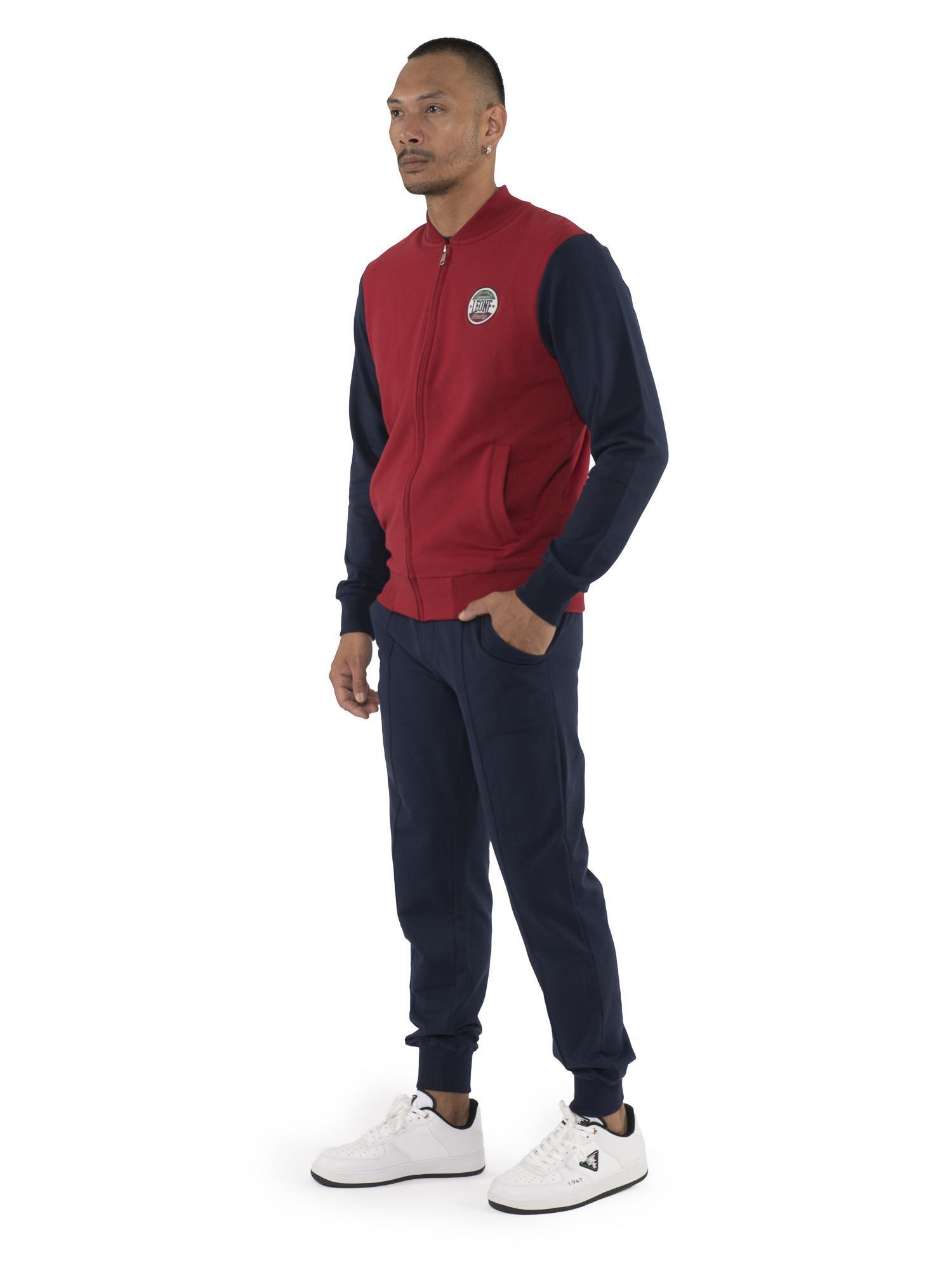 Bluza z bawełna z zamek błyskawiczny na co dzień