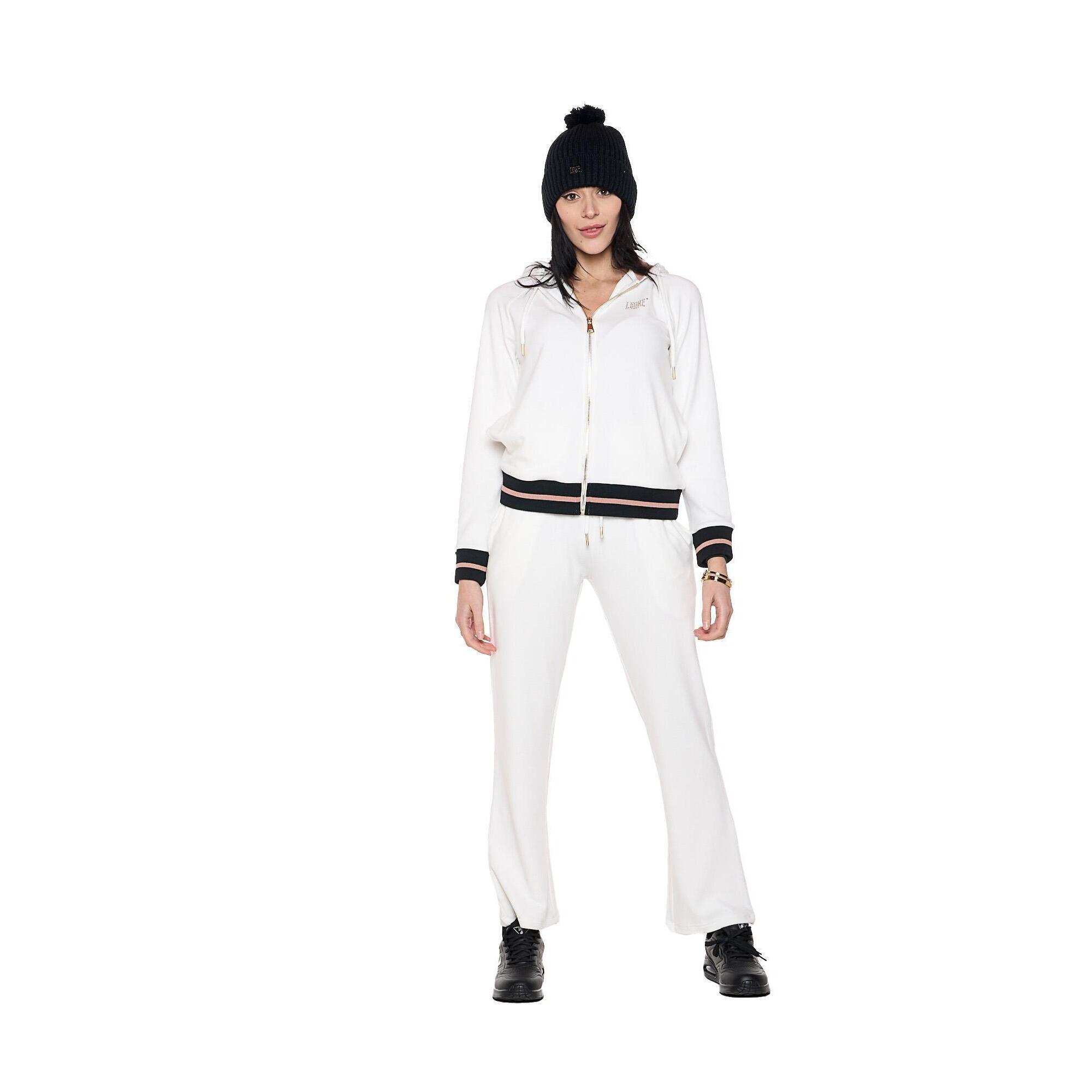 Leone 1947 Apparel - Survêtement D'Hiver Femme "relaxed" Avec Capuche Et Zip - Survêtement - Blanc - 42 M/l - Decathlon