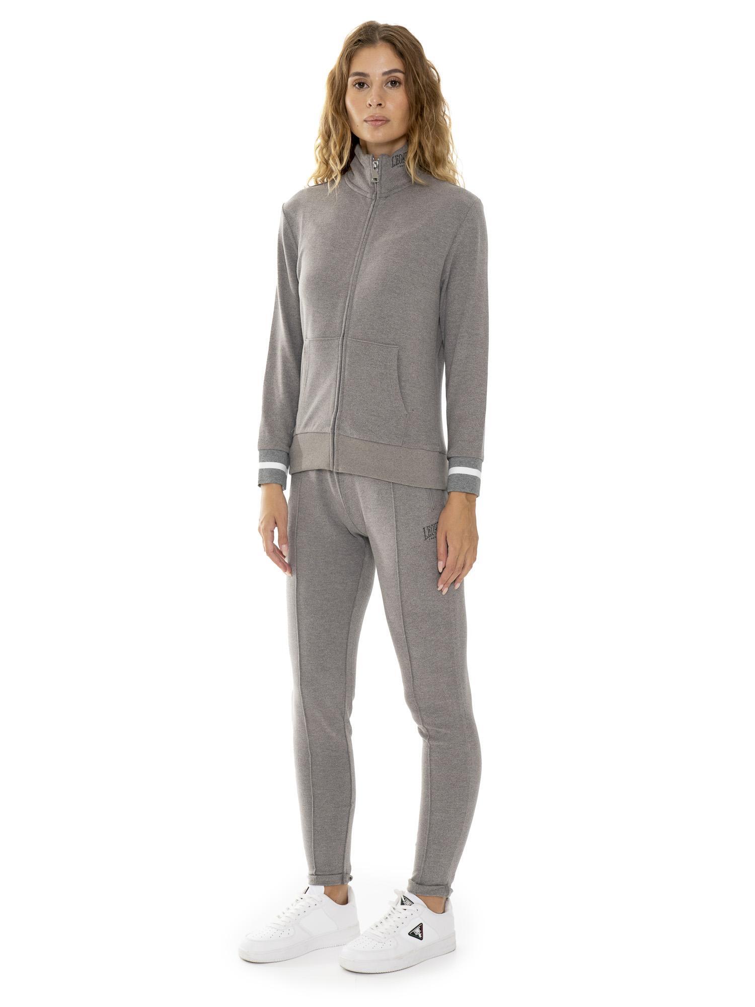Chándal de invierno de mujer "Relaxed" con cuello y cremallera 7/8