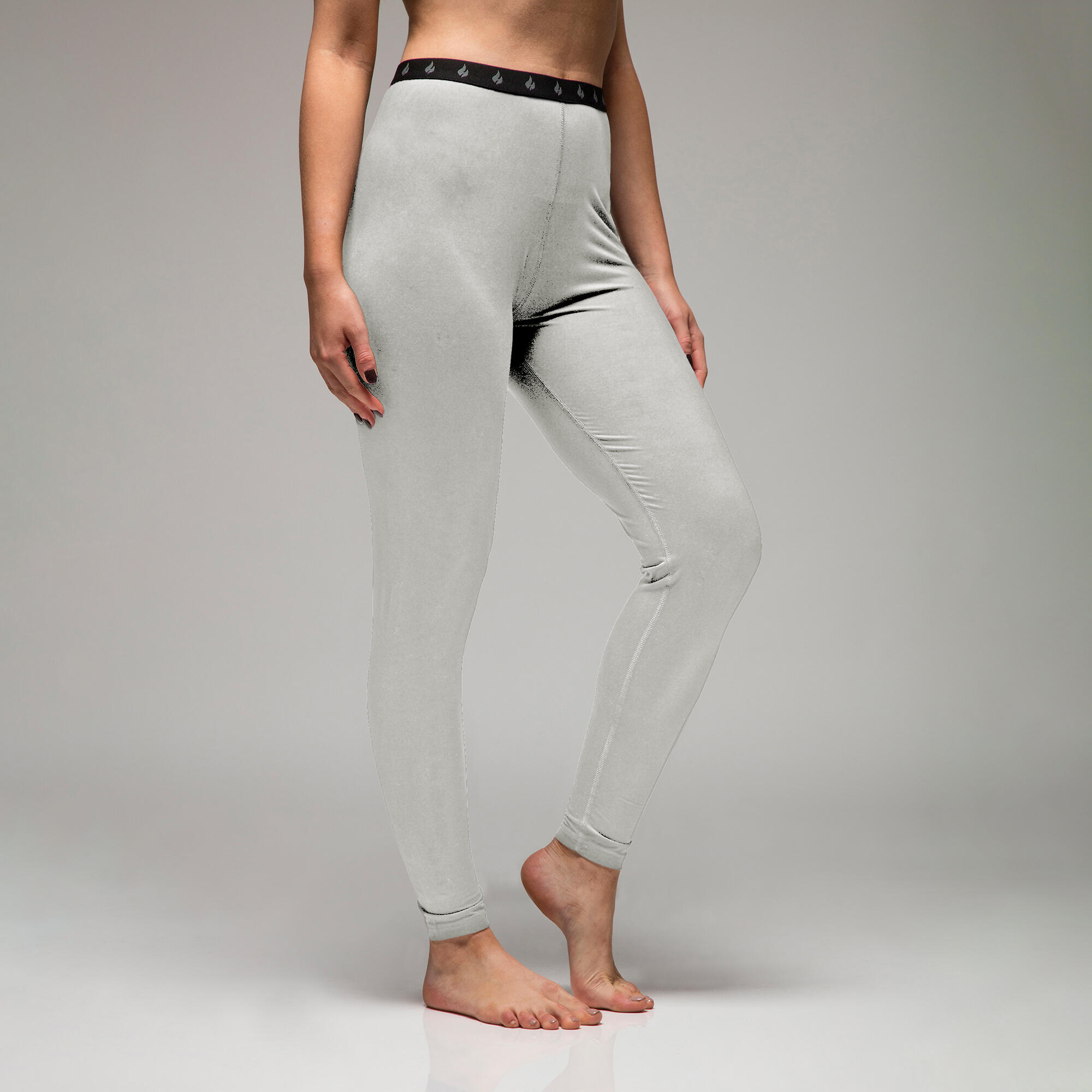 Women's Fleece-Lined Thermal Long Johns | Ultra Lite Thermal Bottoms Base Layer 4/5