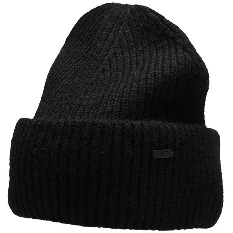 4F Gorro Liso H4Z22 Homem Preto