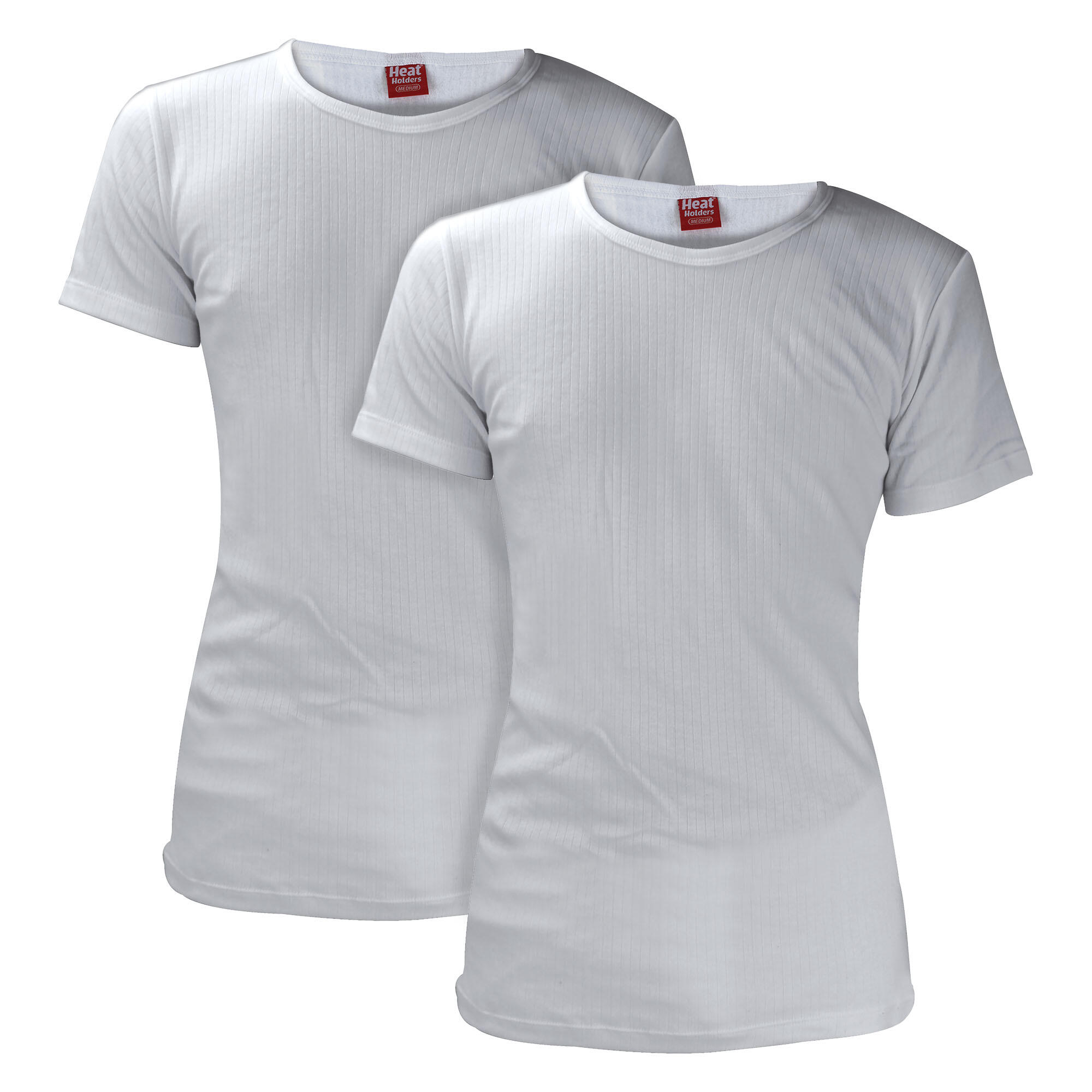 HEAT HOLDERS 2 Pack Mens Short Sleeve Thermal Top for Winter