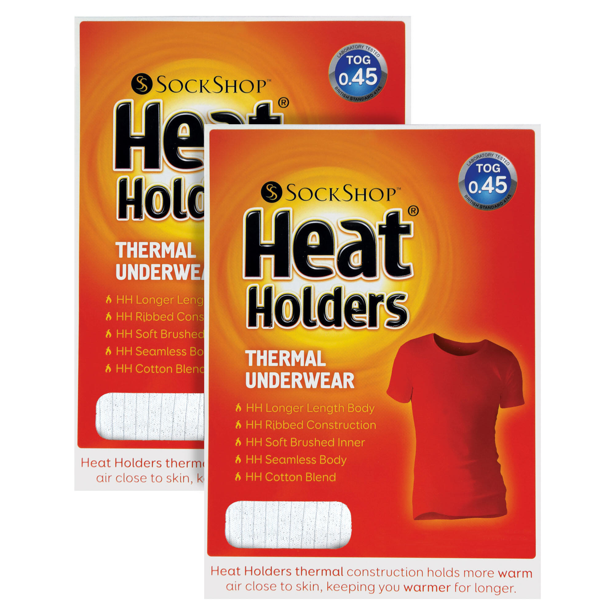Heat Holders - Lot De 2 Homme Sous Vetements Thermqiue Manches Courtes T-shirt 2/6