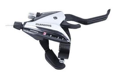 Shimano st-ef65 8 versnellingen derailleur met remgreep rechts zilver