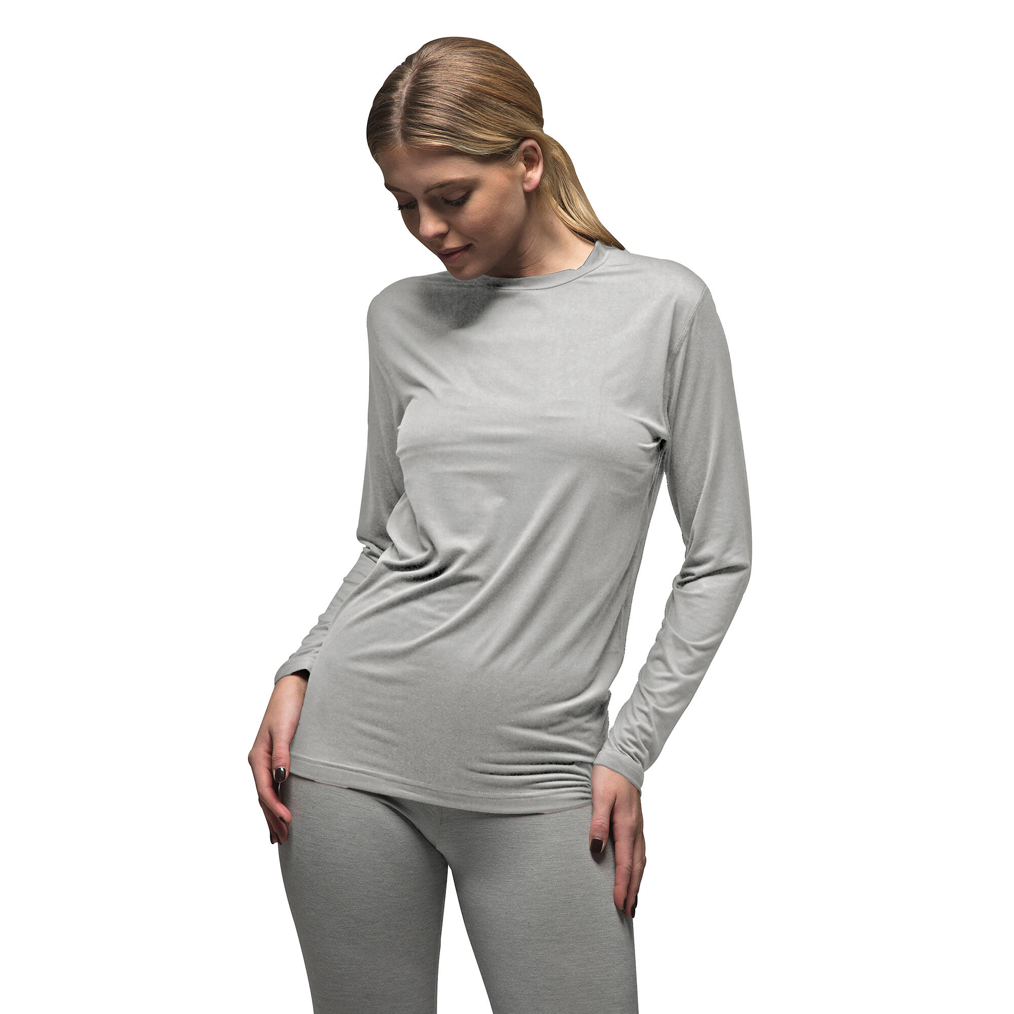 Haut doublé en polaire thermique à manches longues pour femme 3/6