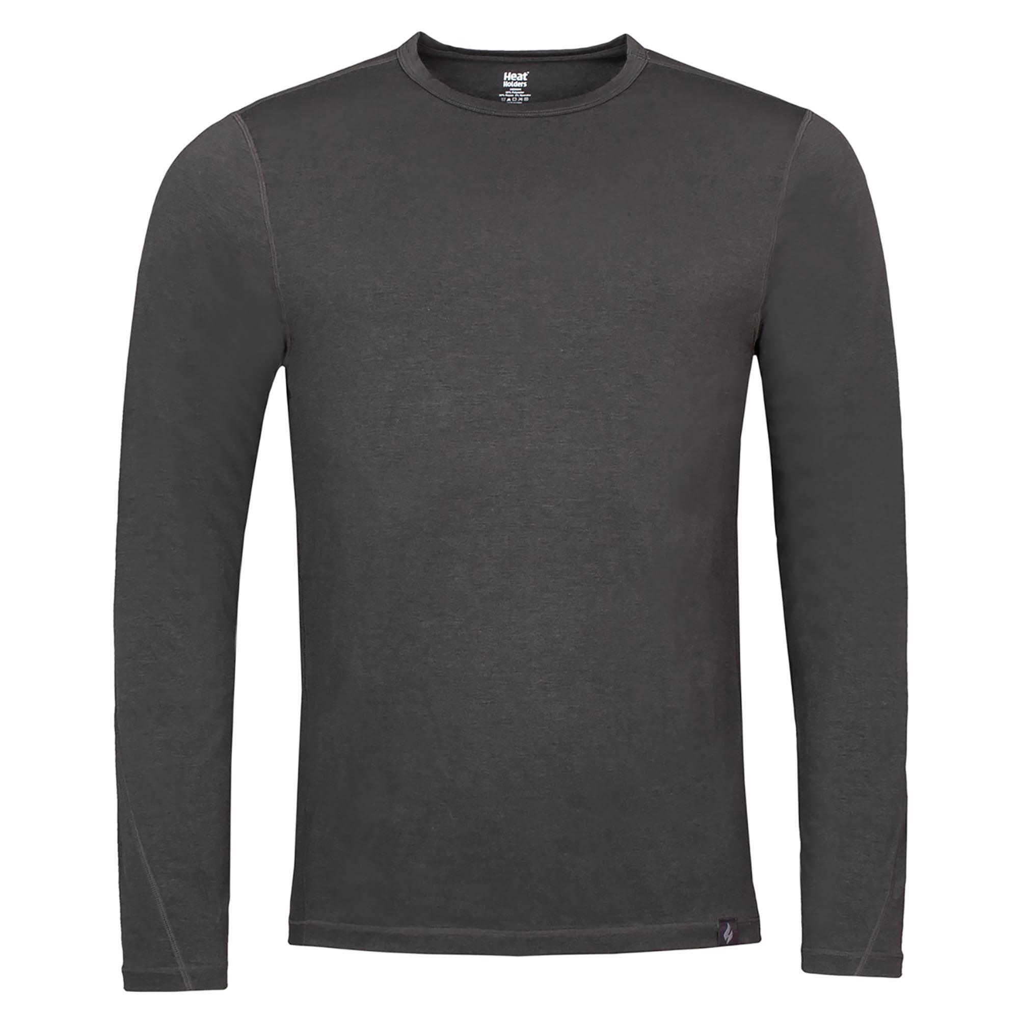 HEAT HOLDERS Men's Ultra Lite Long Sleeve Thermal Top | Fleece Lined Base Layer Top