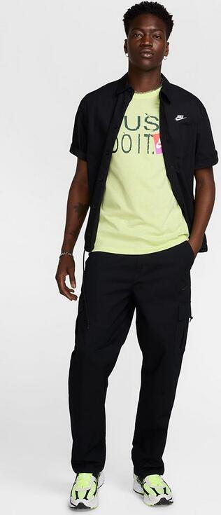 T-shirt uomo nike just do it - giallo 2/5