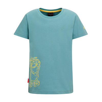 Kinder T-Shirt Oppland Marineblau/Grün