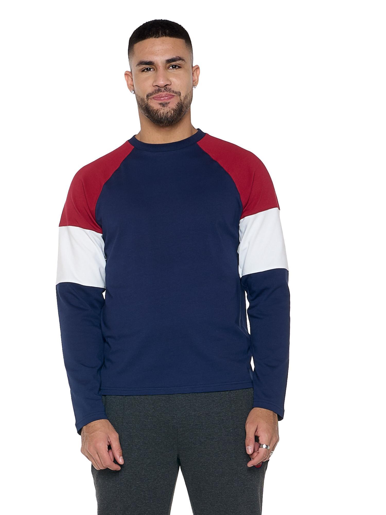 LEONE 1947 APPAREL T-shirt da uomo a maniche lunghe raglan "Varsity"