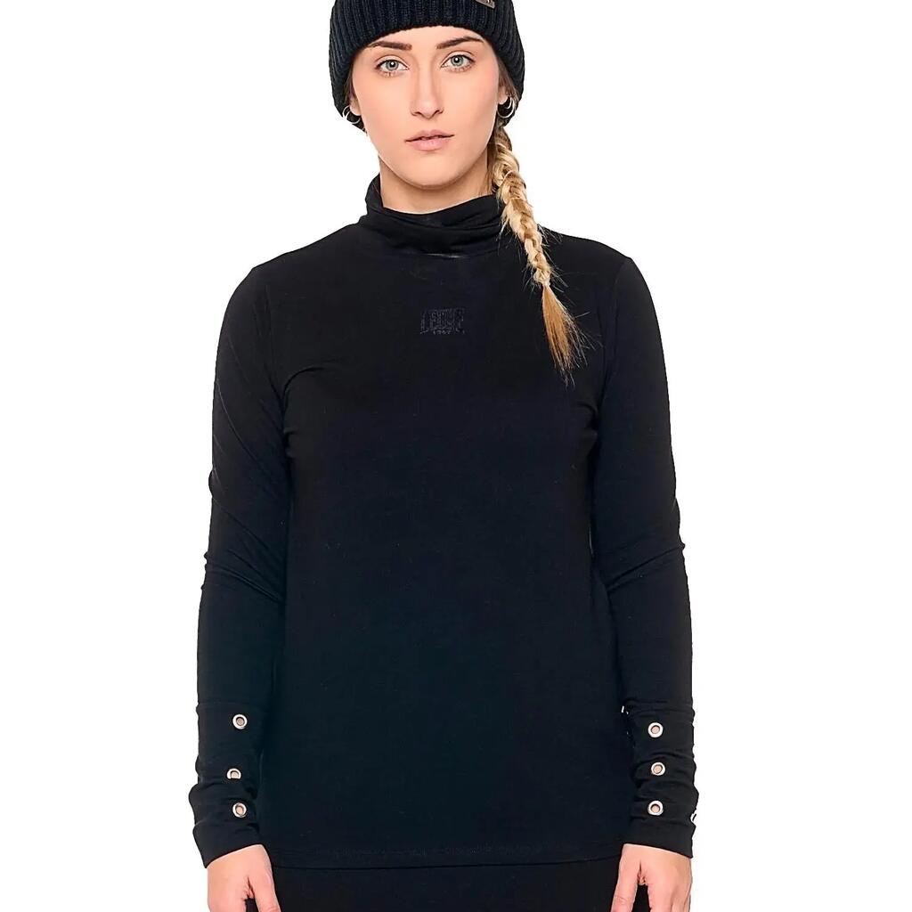 Woman t-shirt long sleeves Black Ring