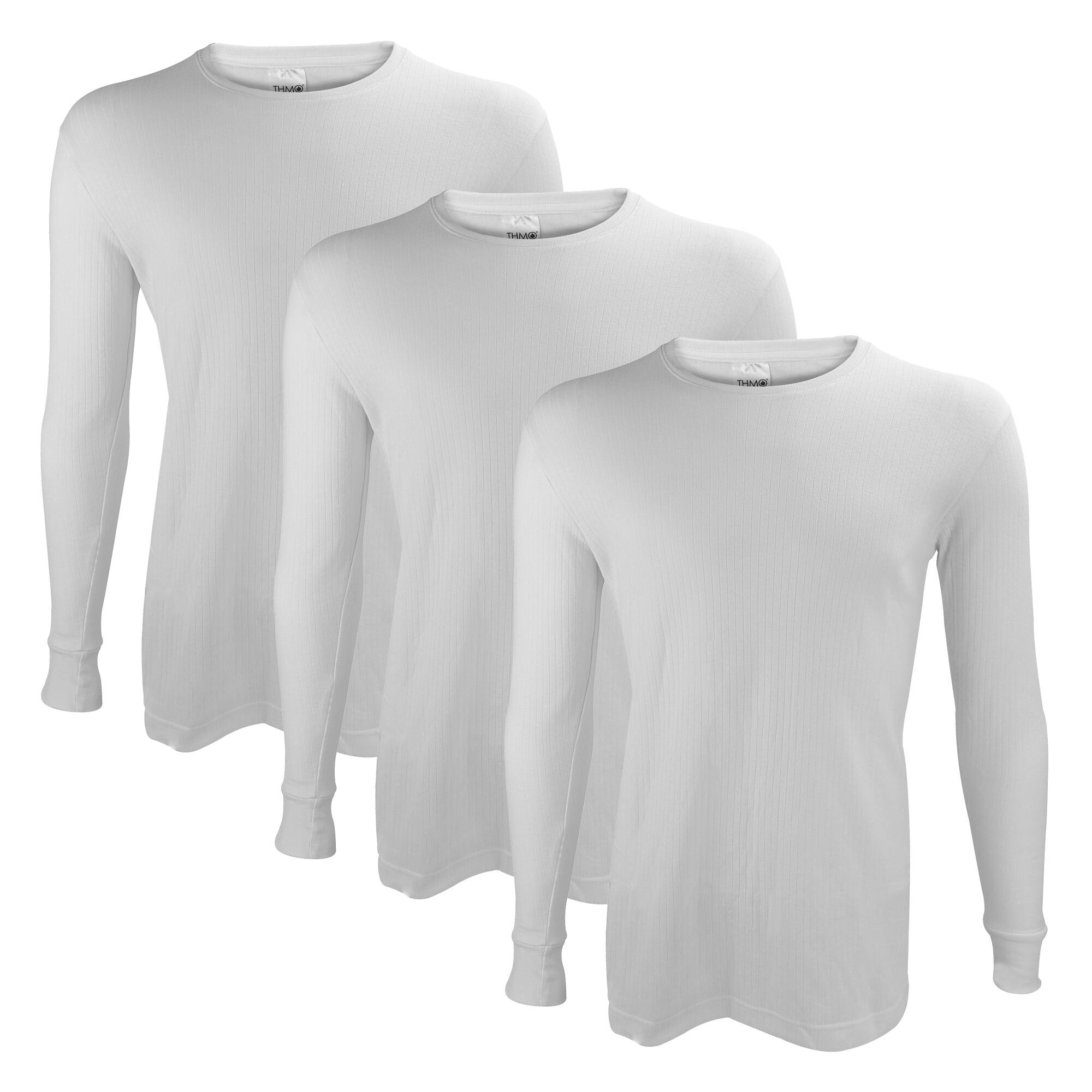 THMO - Lot de 3 T-shirt Intérieur Thermique À Manches Longues Pour Homme 3/5