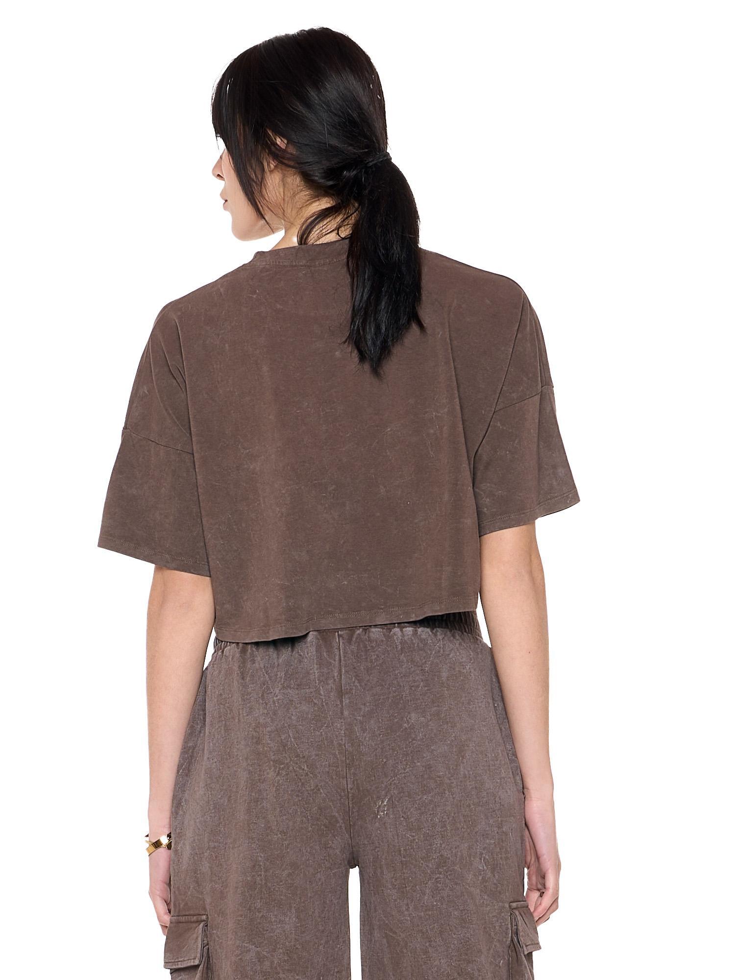 T-shirt Femme Col Roulé Côtelé "Pearl" à Manches Longues 4/5
