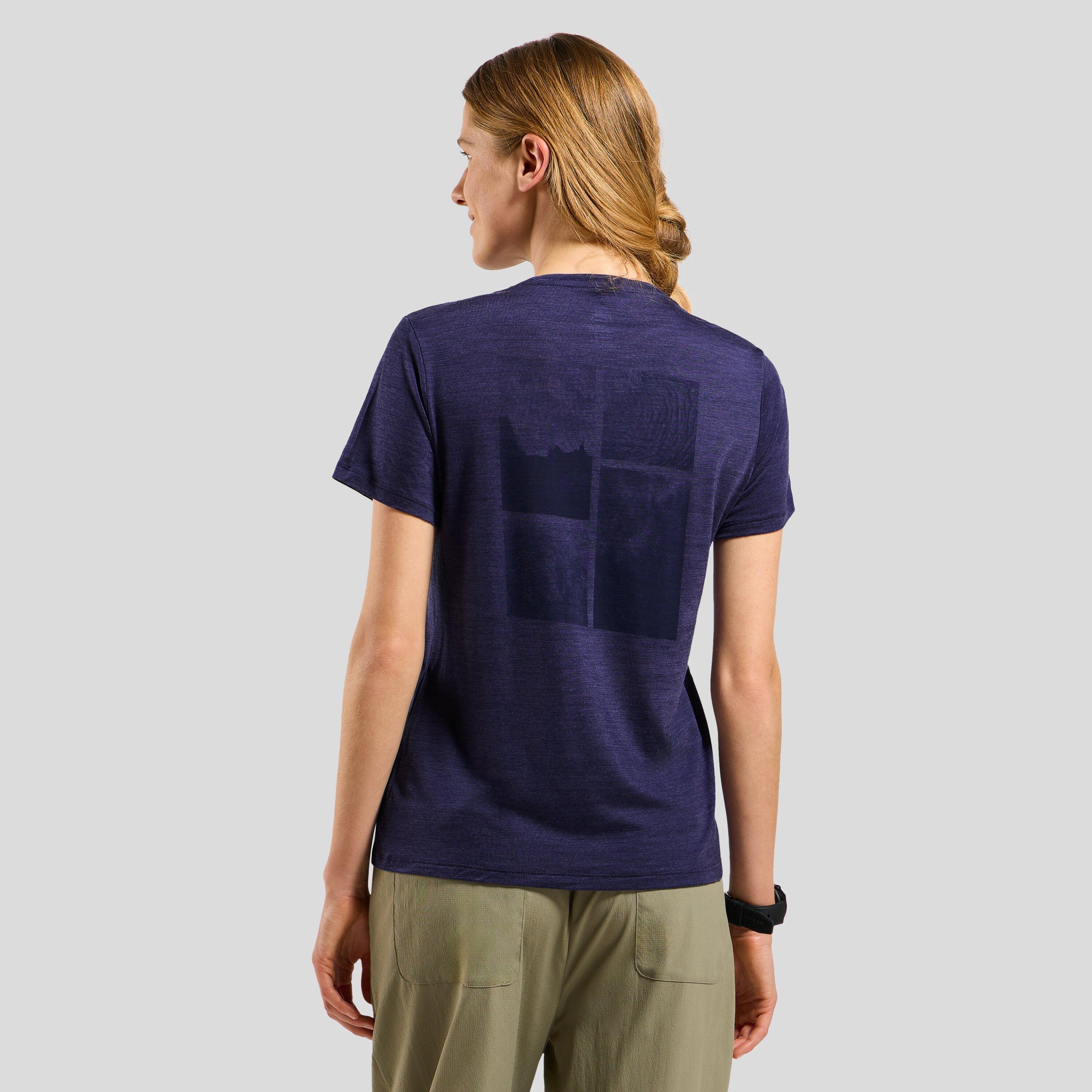 T-shirt en laine mérinos mélangée Odlo x POW Collective Voices ODLO 2/7