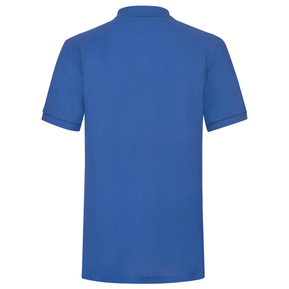Maglietta Polo Uomo Fruit Of The Loom Blu Reale 2/3