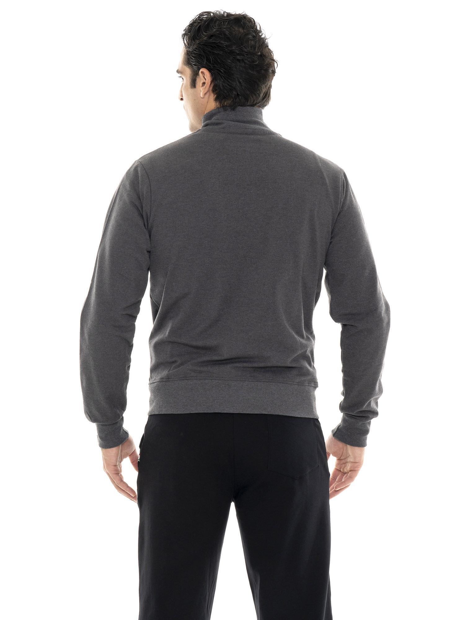 Sudadera de invierno para hombre con cuello alto y cremallera "Basic" 4/7