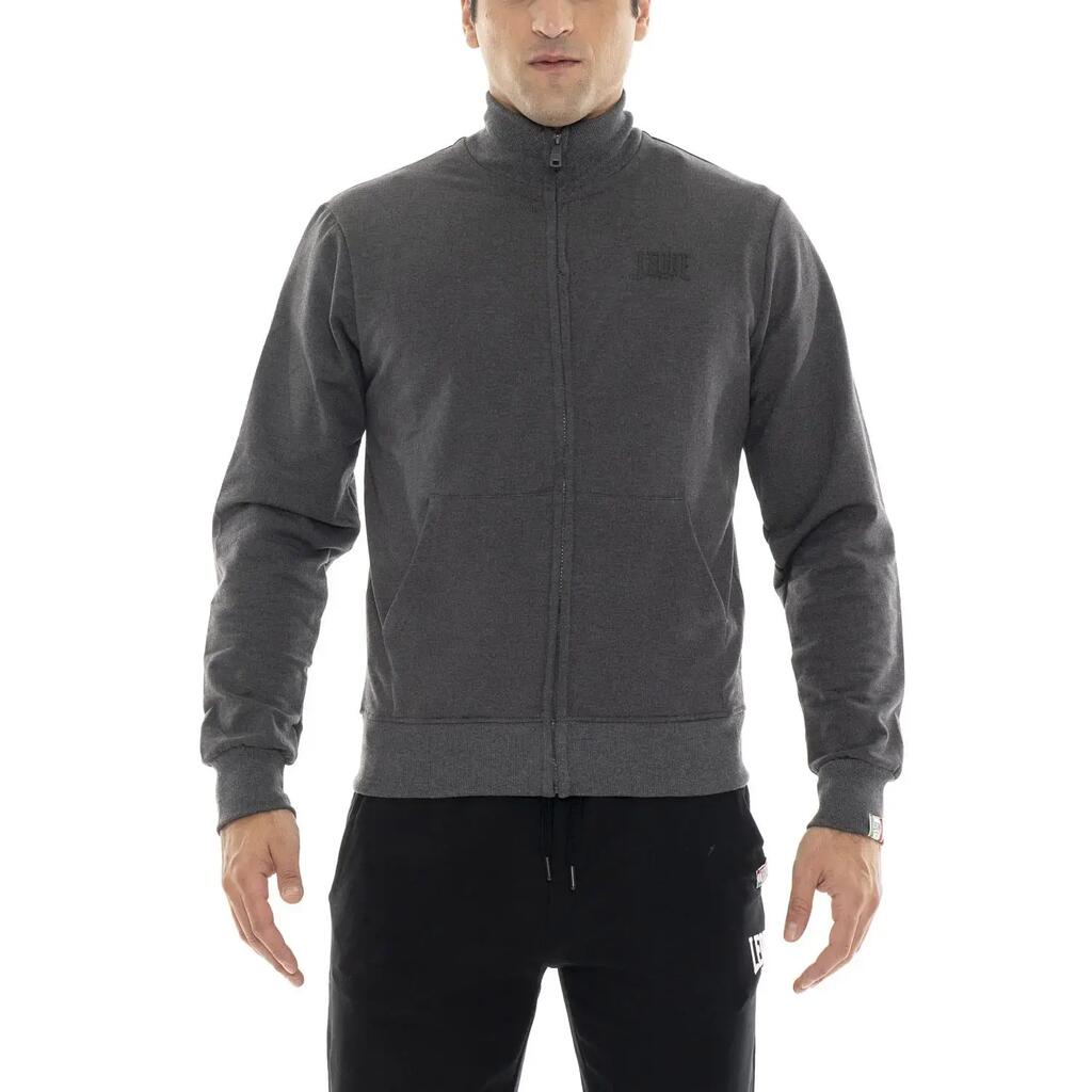 Man high collar full zip Small Logo