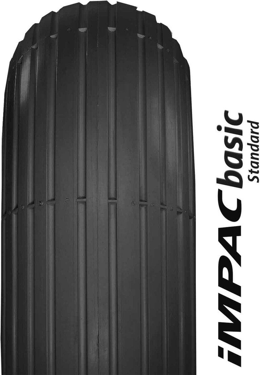 Duurzame Buitenband Impac 200x50 IS-300 Zwart voor Rolstoelen 1/1
