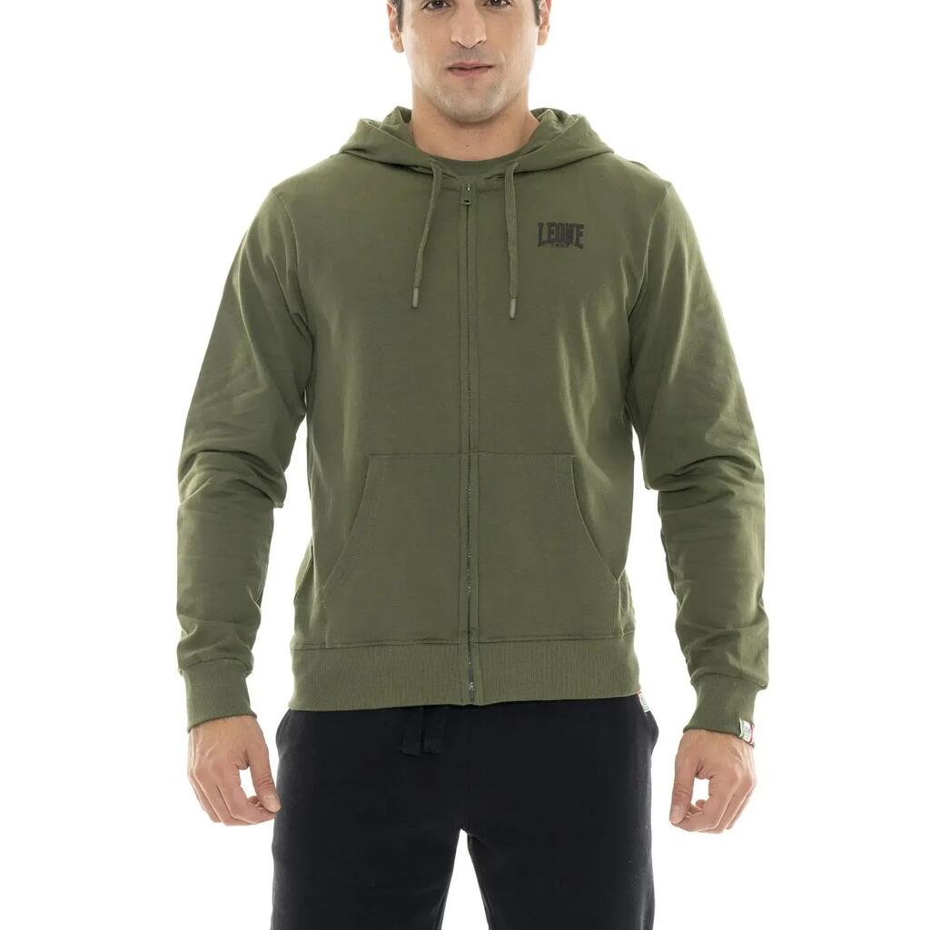 Man hoody full zip basic Small Logo