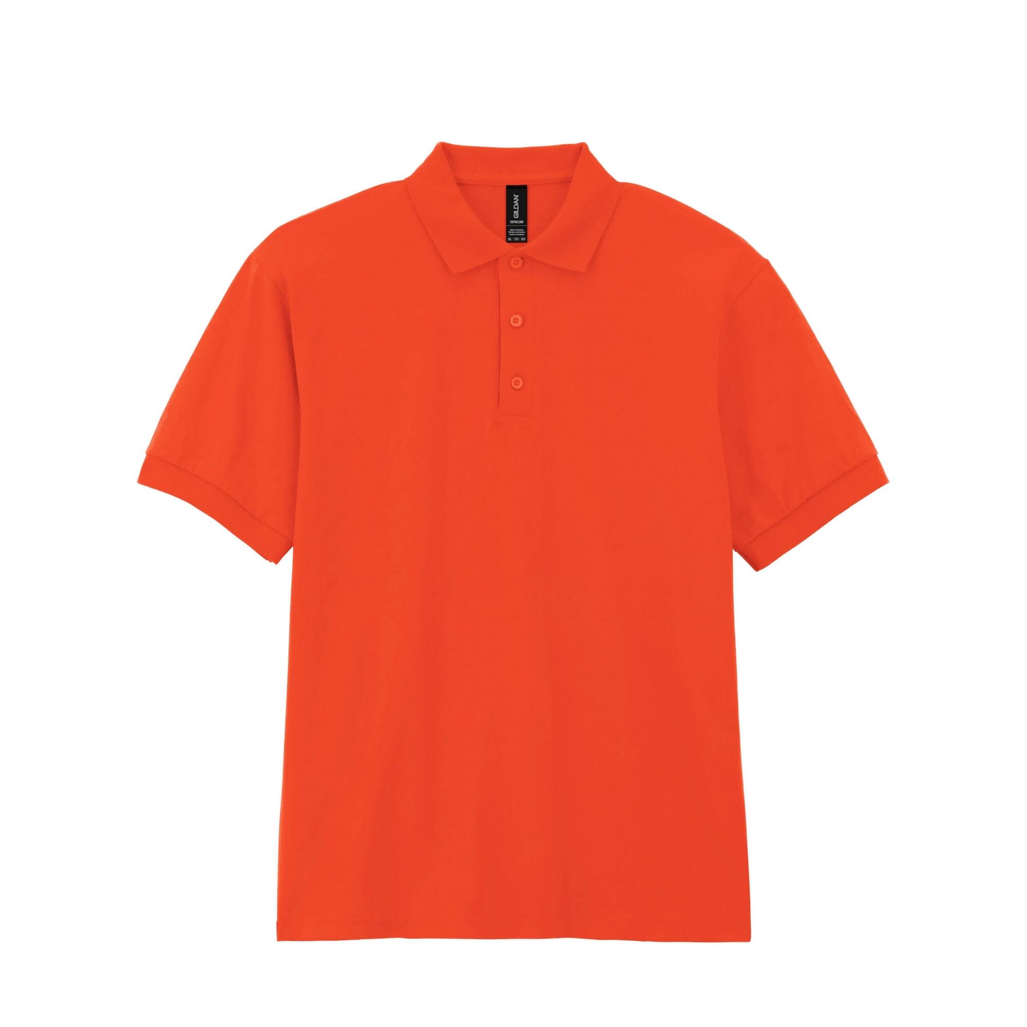 GILDAN Camisola pólo DryBlend unissexo para adultos Laranja