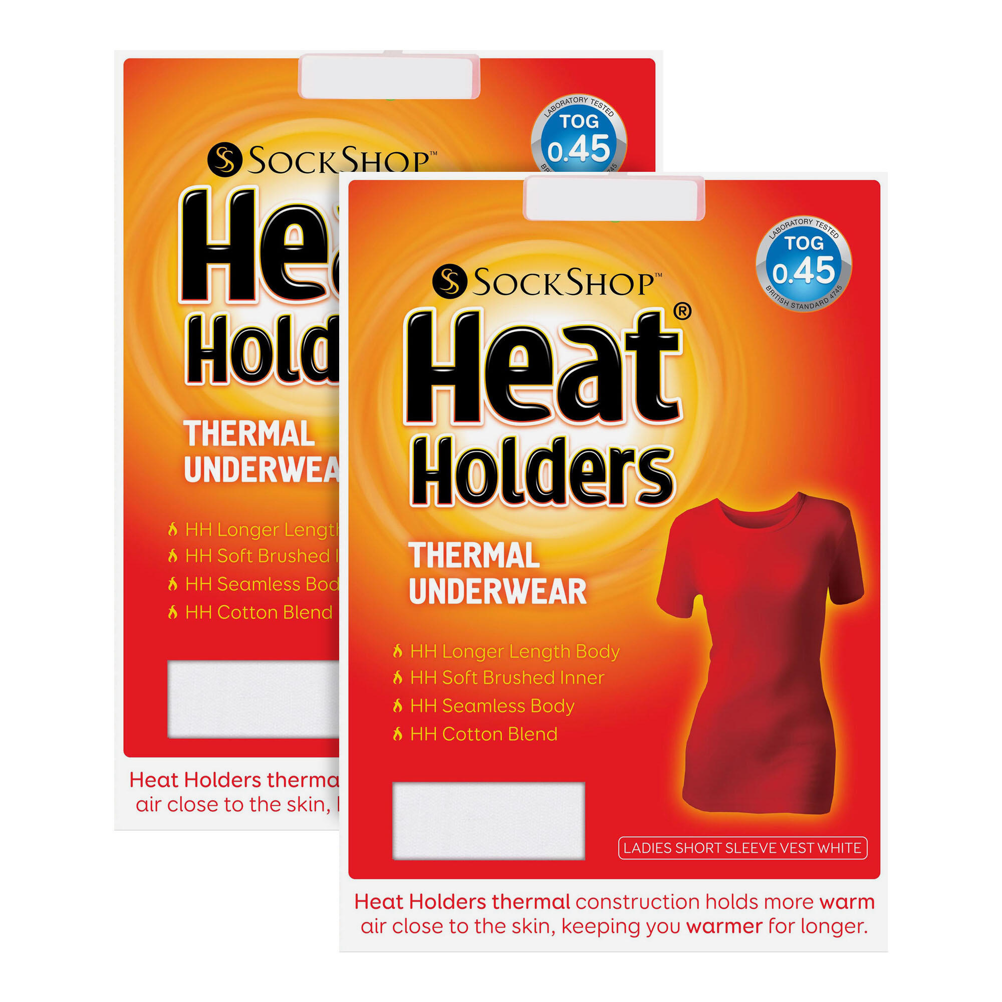 Heat Holders - Lot De 2 Femme Sous Vetements Thermqiue Manches Courtes T-shirt 2/6