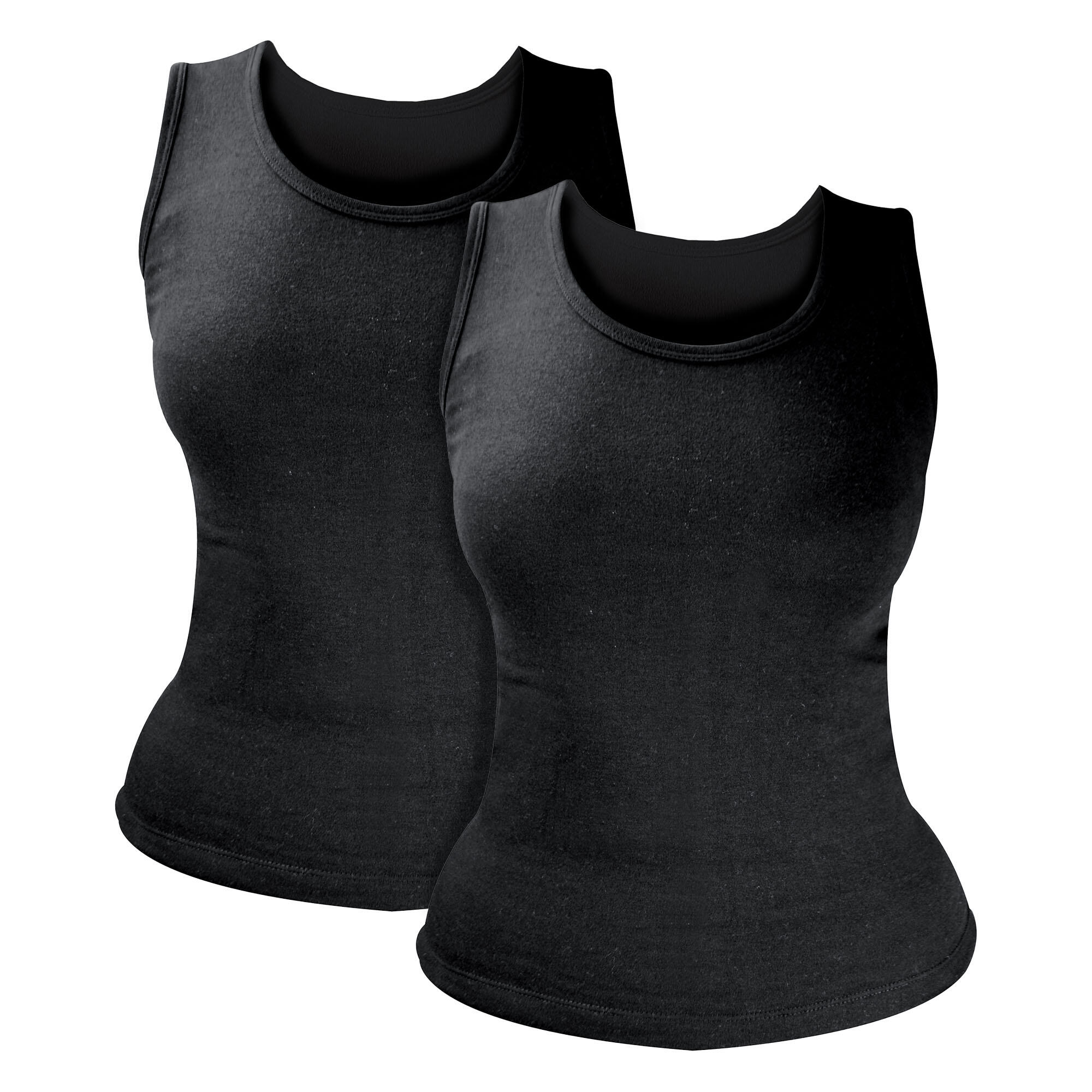 HEAT HOLDERS 2 Pack Ladies Thermal Sleeveless Top for Winter