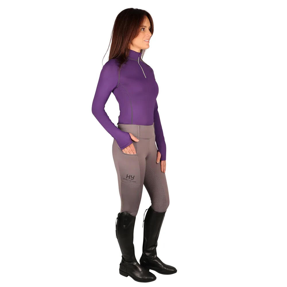 Womens/Ladies Sport Active Base Layer Top (Royal Violet) 2/2