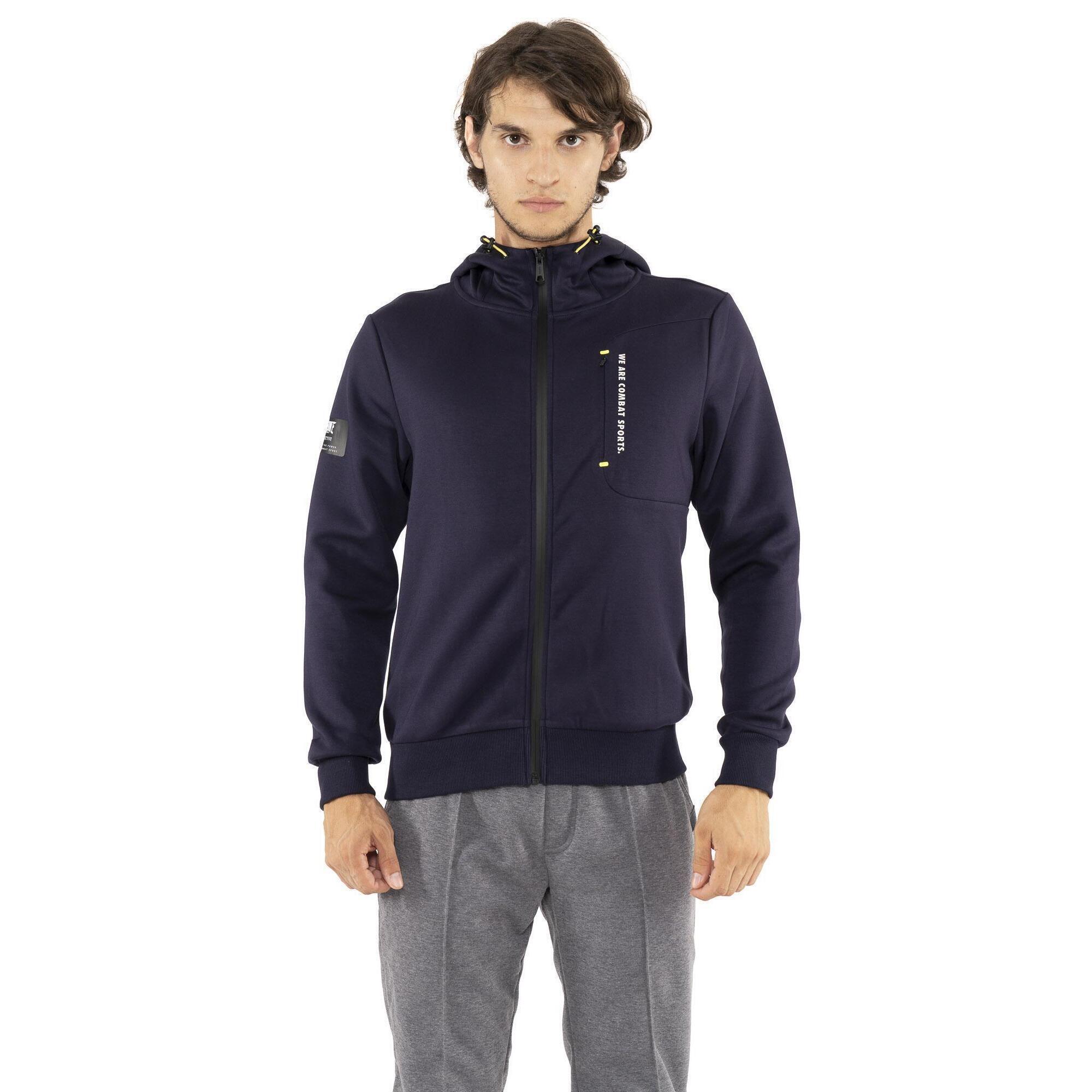 Leone 1947 Apparel - Veste Néoprène À Capuche Homme "selective" - Blouson - Bleu - Decathlon