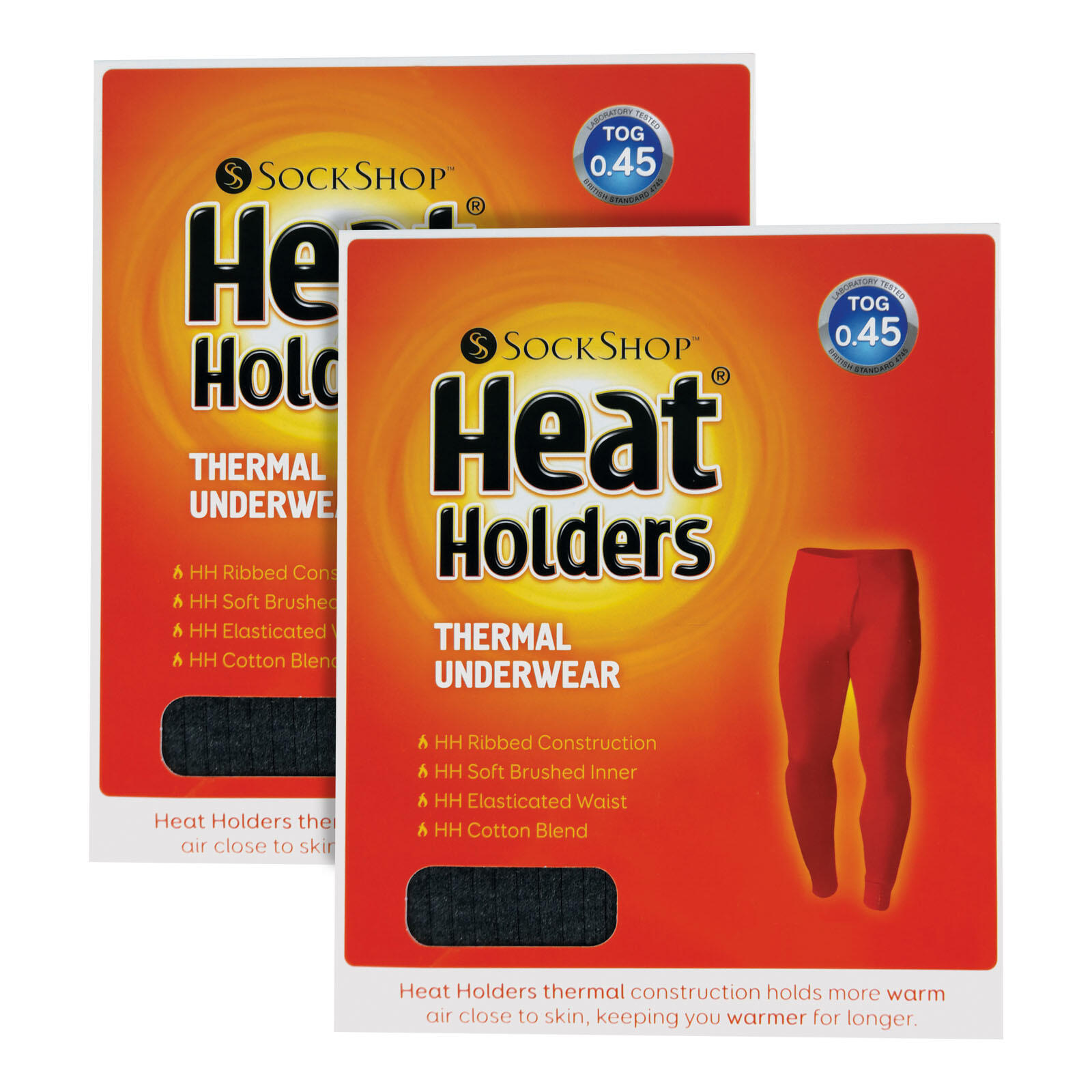 2 Pack Mens Thermal Long Johns for Winter 2/5