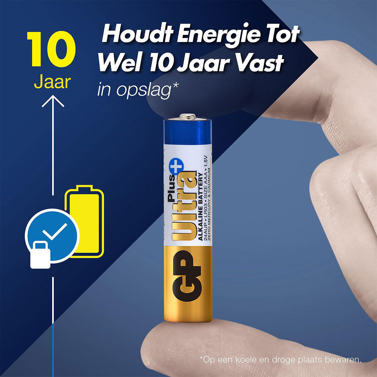 GP Ultra Plus alkaline AAA -Batterien 4pk 4/5