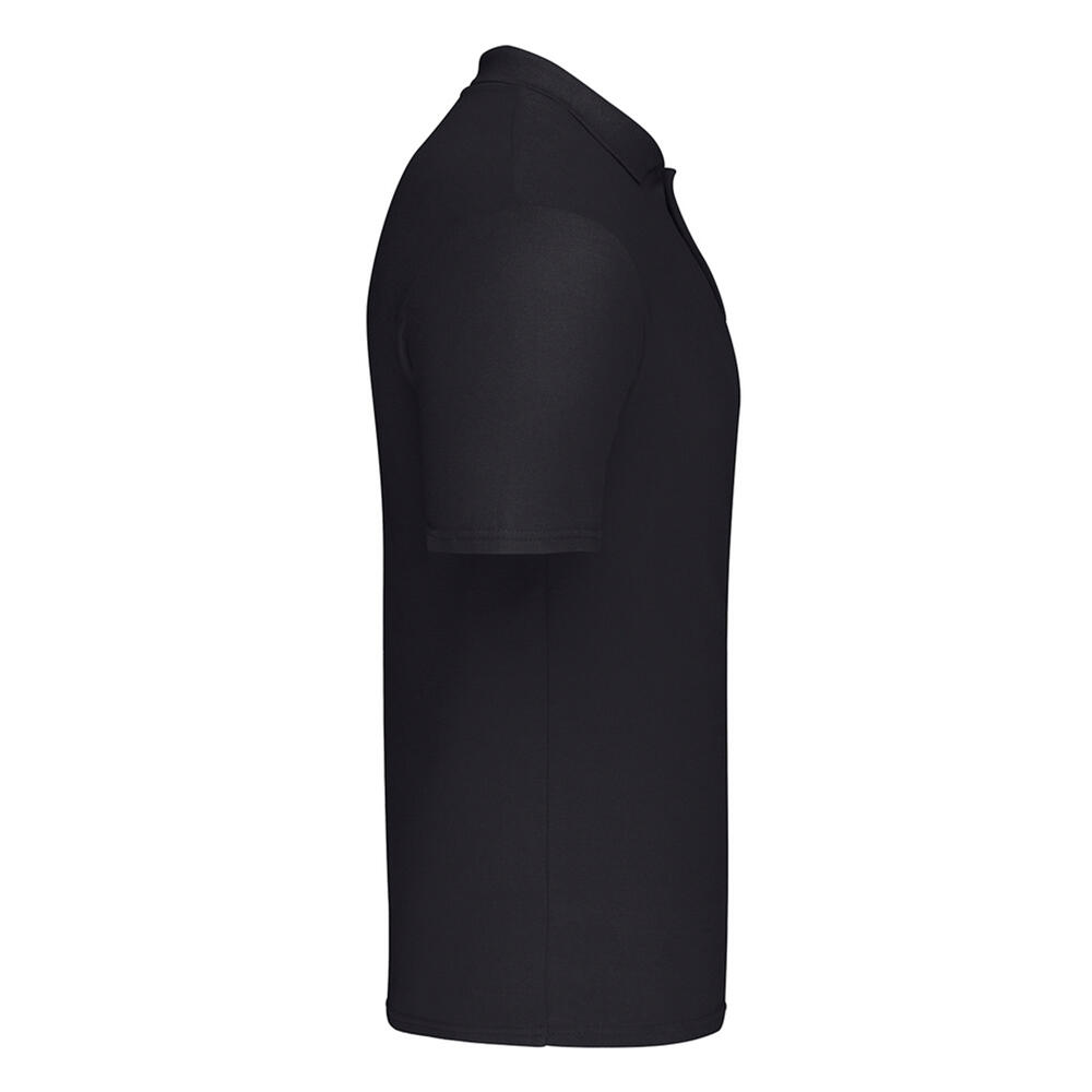 Maglietta Polo Adulto Unisex Fruit Of The Loom Original Nero 3/3