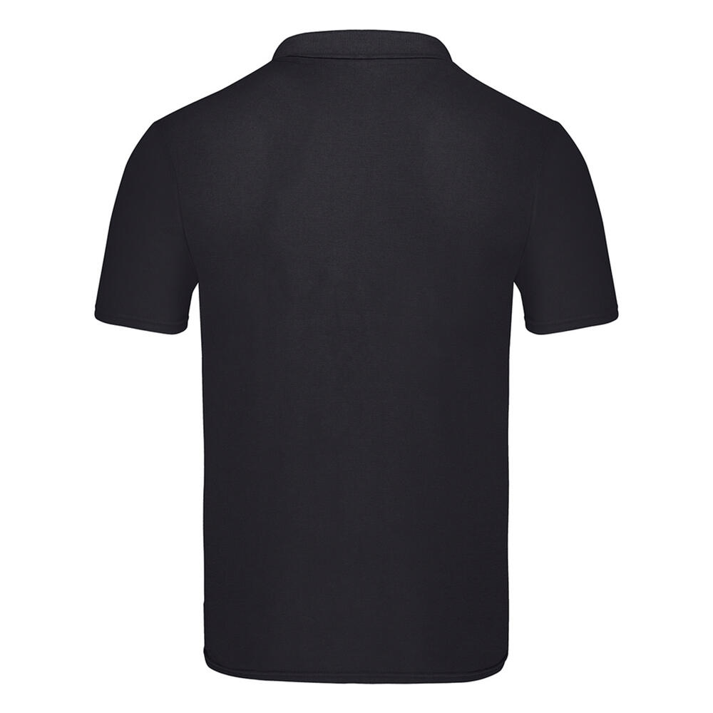 Maglietta Polo Adulto Unisex Fruit Of The Loom Original Nero 2/3