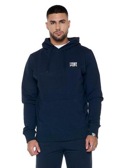 Felpe invernale da uomo con cappuccio pull on con logo piccolo "Basic